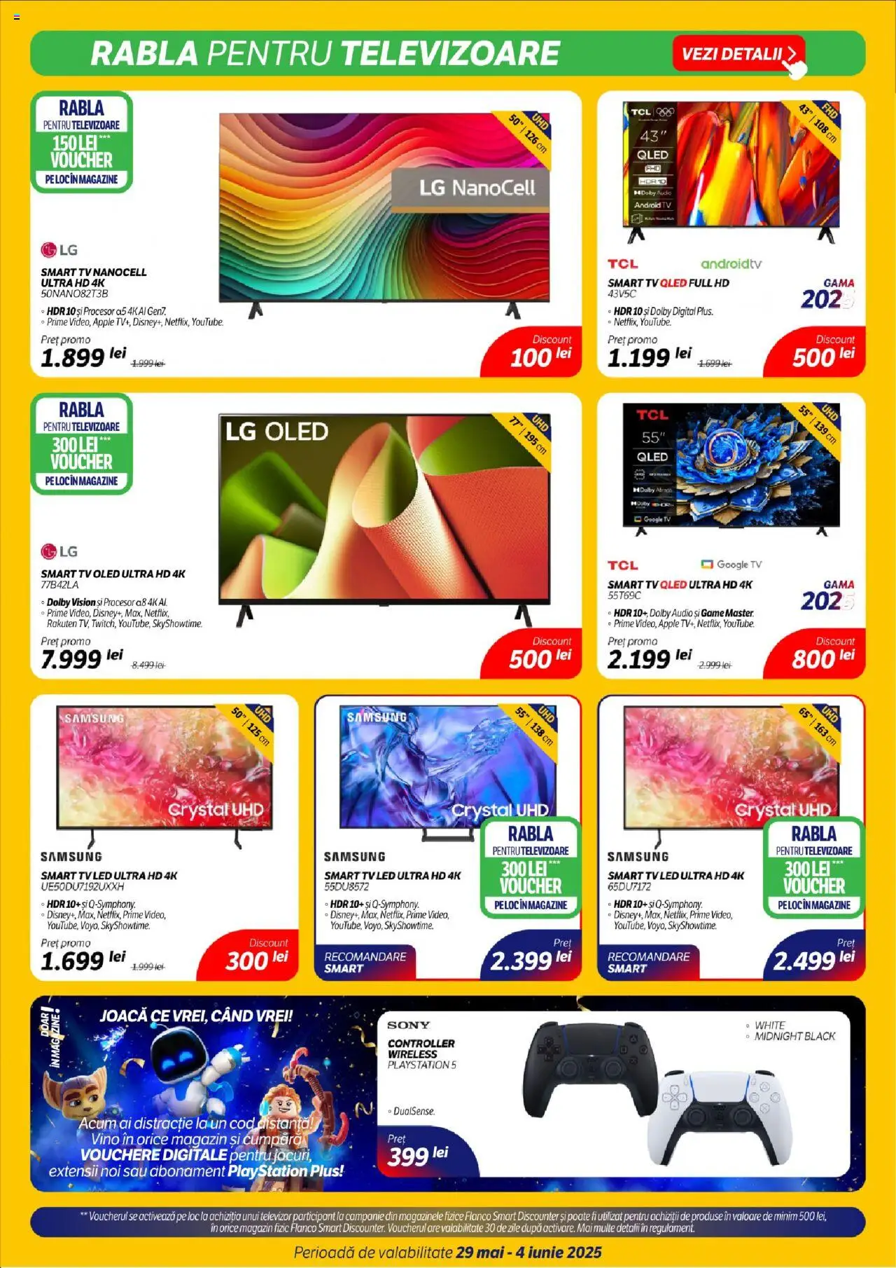 Catalog Flanco 29 Mai - 3 Iunie 2025 | Pagina 3 | Produse: Televizor, Audio, Playstation, Babak