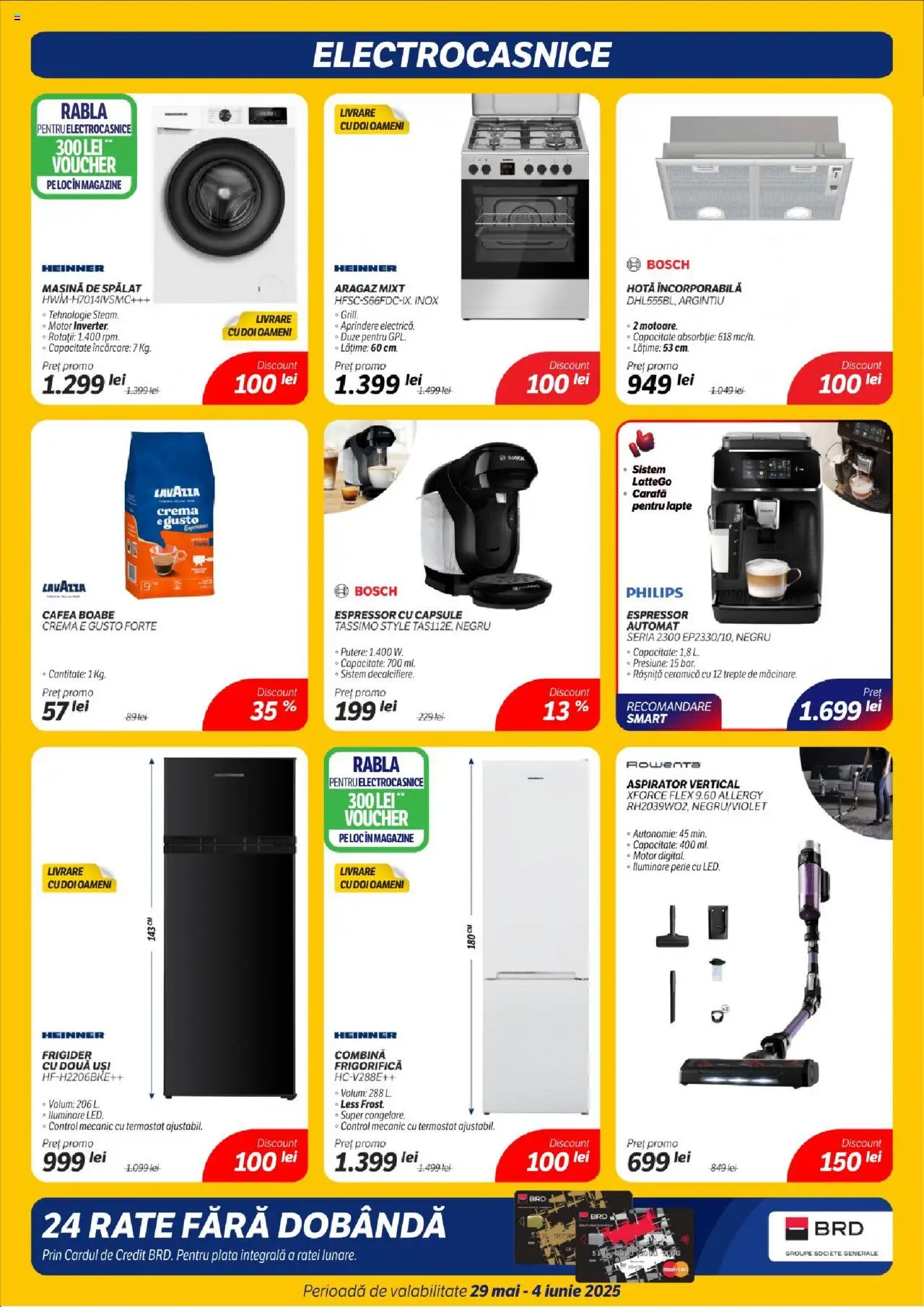 Catalog Flanco 29 Mai - 3 Iunie 2025 | Pagina 7 | Produse: Delgeç, Mașină De Spălat, Lapte, Cafea