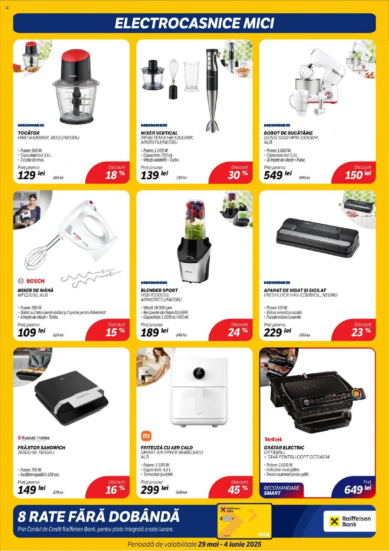 Catalog Flanco 29 Mai - 3 Iunie 2025 | Pagina 8 | Produse: Robot de bucătarie, Ginseng, Grătar, Tocător