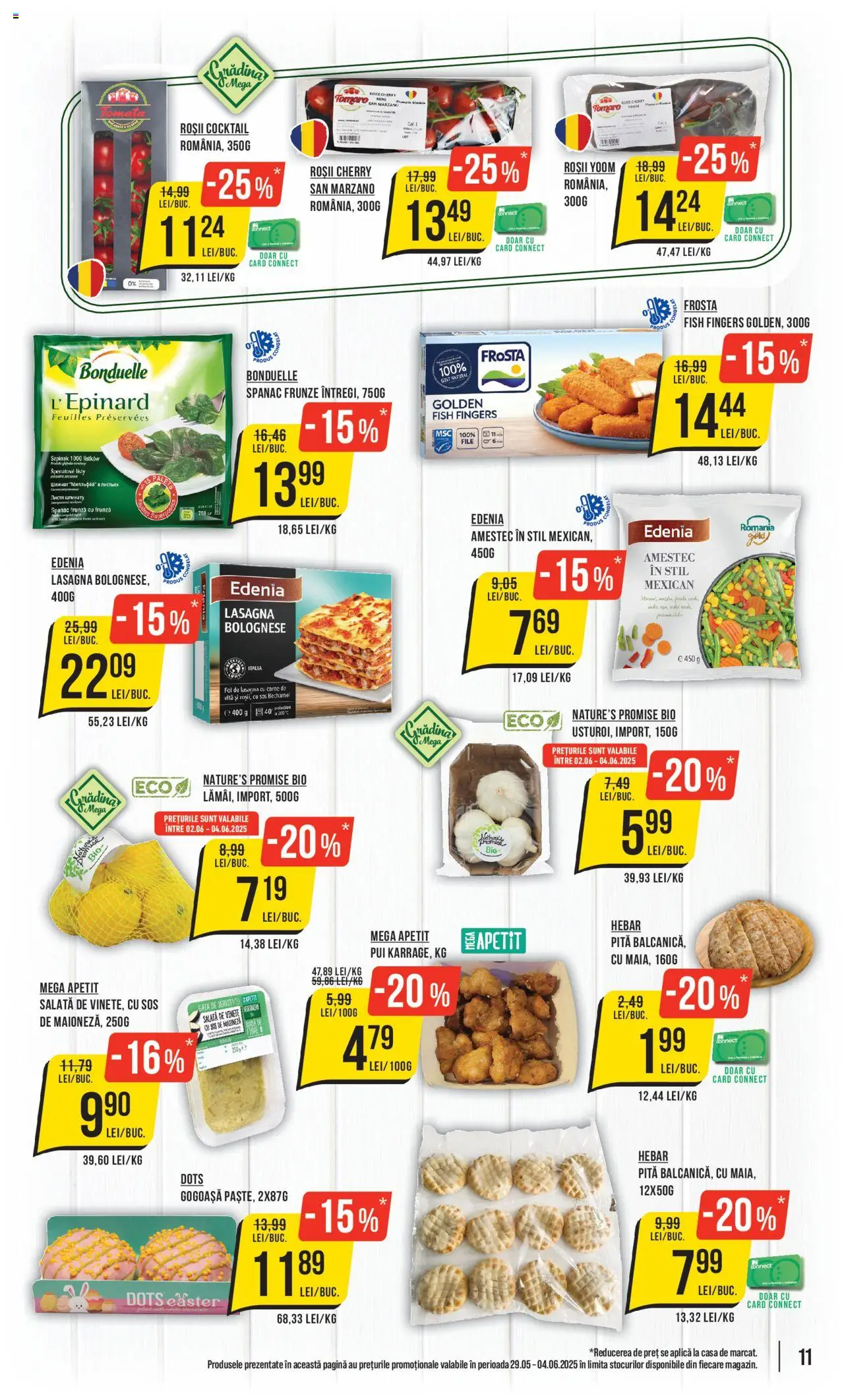 Catalog Mega Image 29 Mai - 3 Iunie 2025 | Pagina 11 | Produse: Şerit ödül, Divan, Roșii, Sos