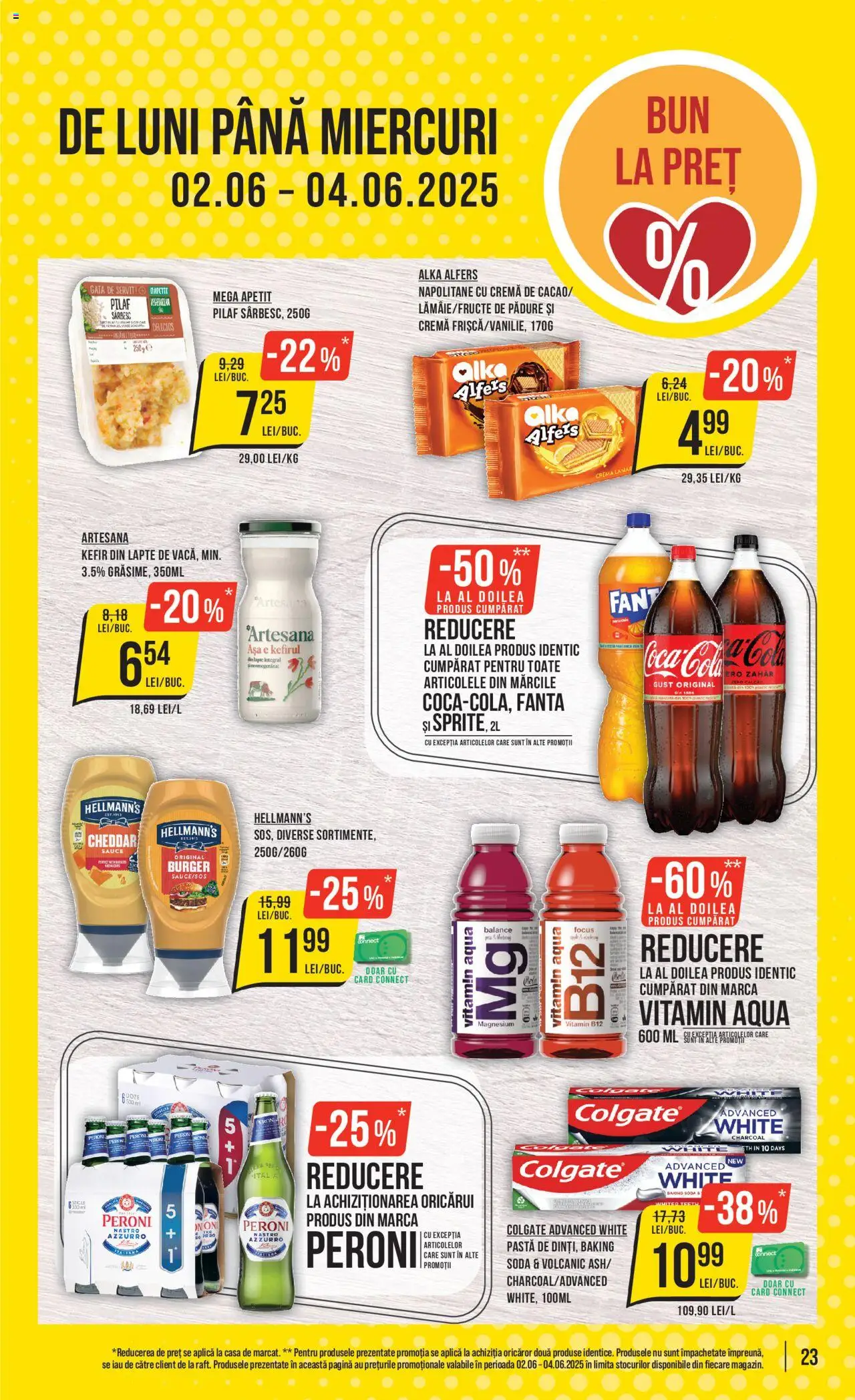 Catalog Mega Image 29 Mai - 3 Iunie 2025 | Pagina 23 | Produse: Napolitane, Amerikan servis, Burger, Zahăr