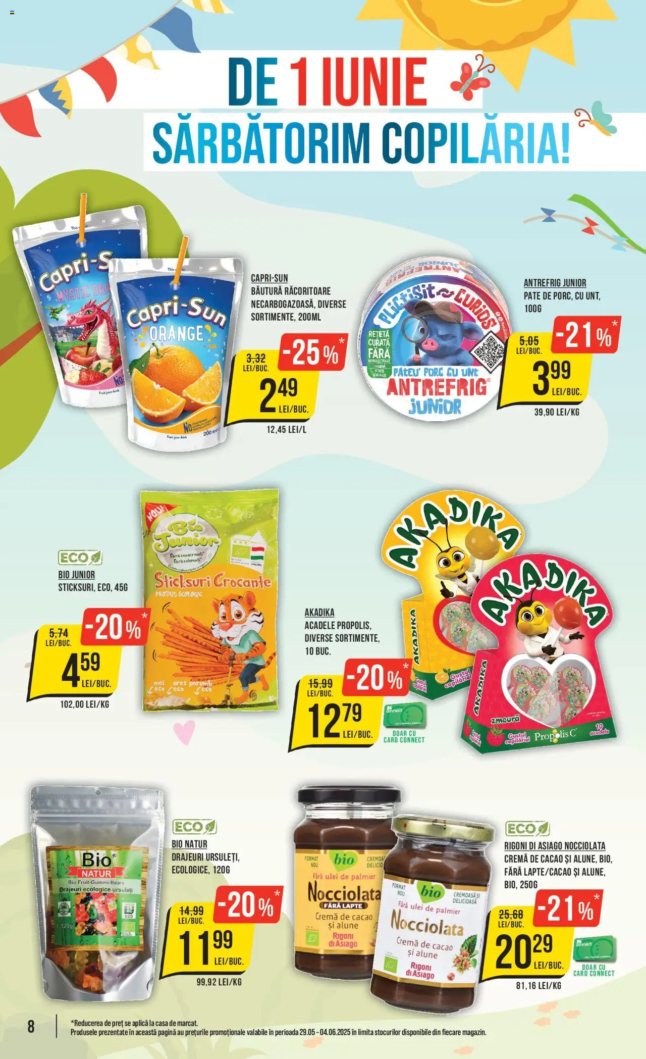 Catalog Mega Image 29 Mai - 3 Iunie 2025 | Pagina 8 | Produse: Şerit ödül, Pate, Sticksuri, Alune