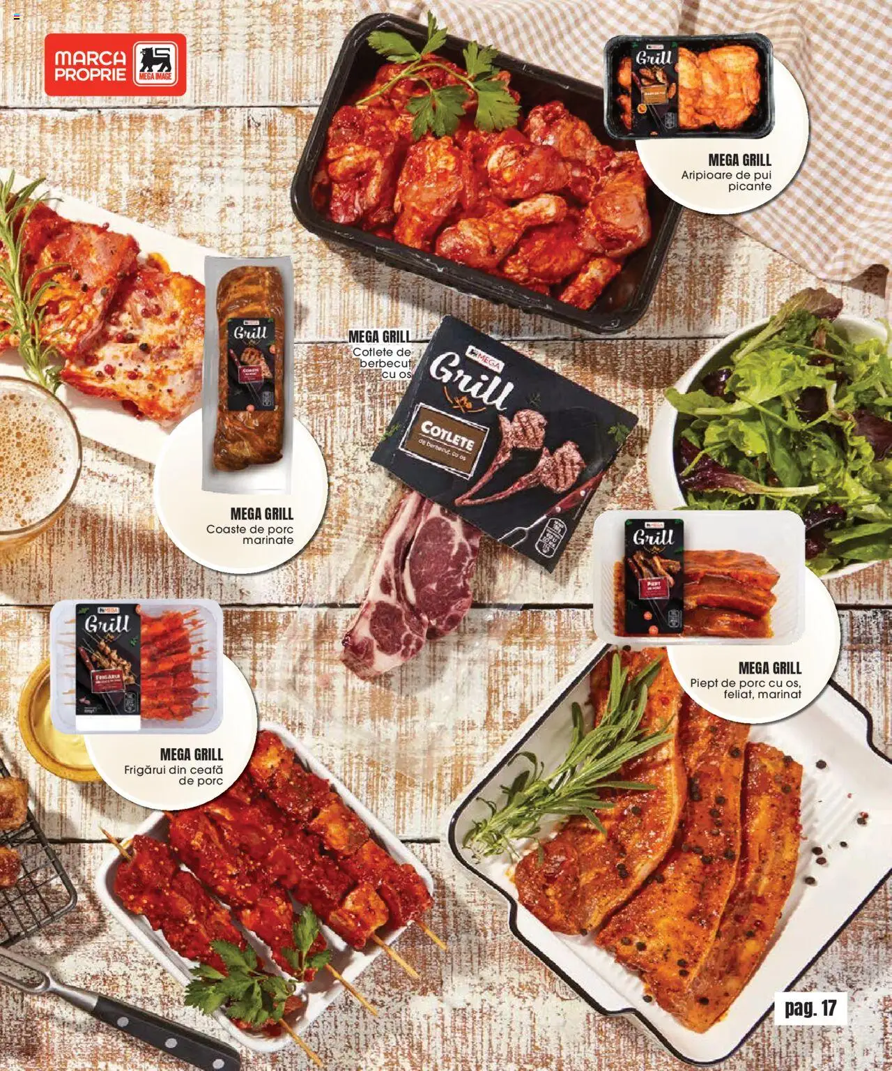 Catalog Mega Image 29 Mai - 24 Iunie 2025 | Pagina 17 | Produse: Grill, Keçeli kalem, Hacıyatmaz Kedi Oyuncağı