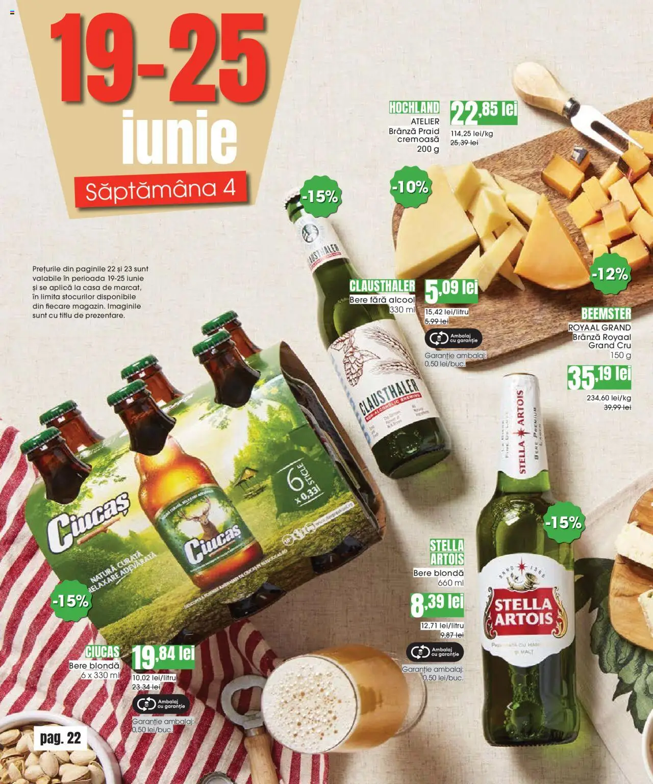 Catalog Mega Image 29 Mai - 24 Iunie 2025 | Pagina 22 | Produse: Brânză, Bere