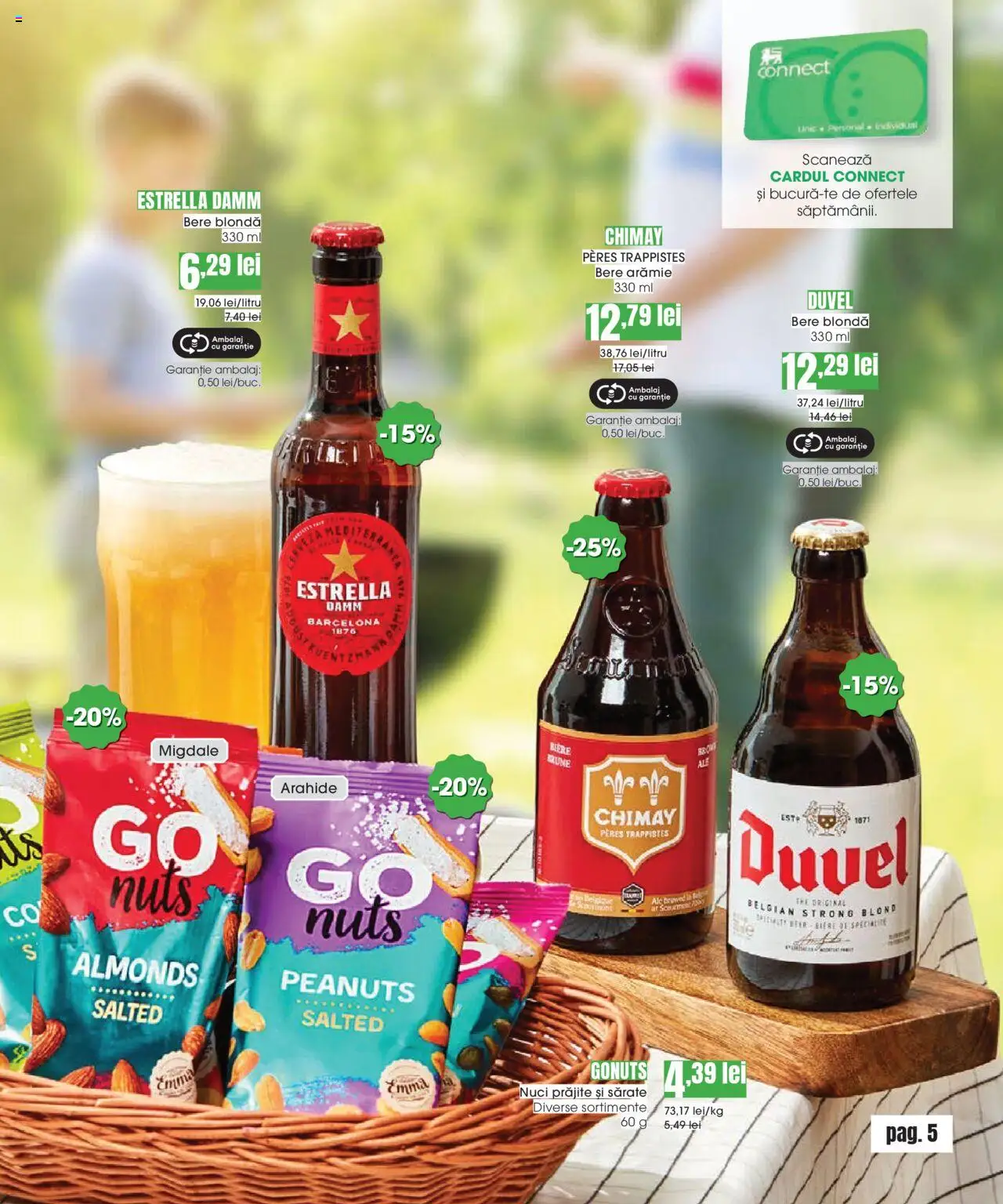 Catalog Mega Image 29 Mai - 24 Iunie 2025 | Pagina 5 | Produse: Arahide, Migdale, Bere, Nuci