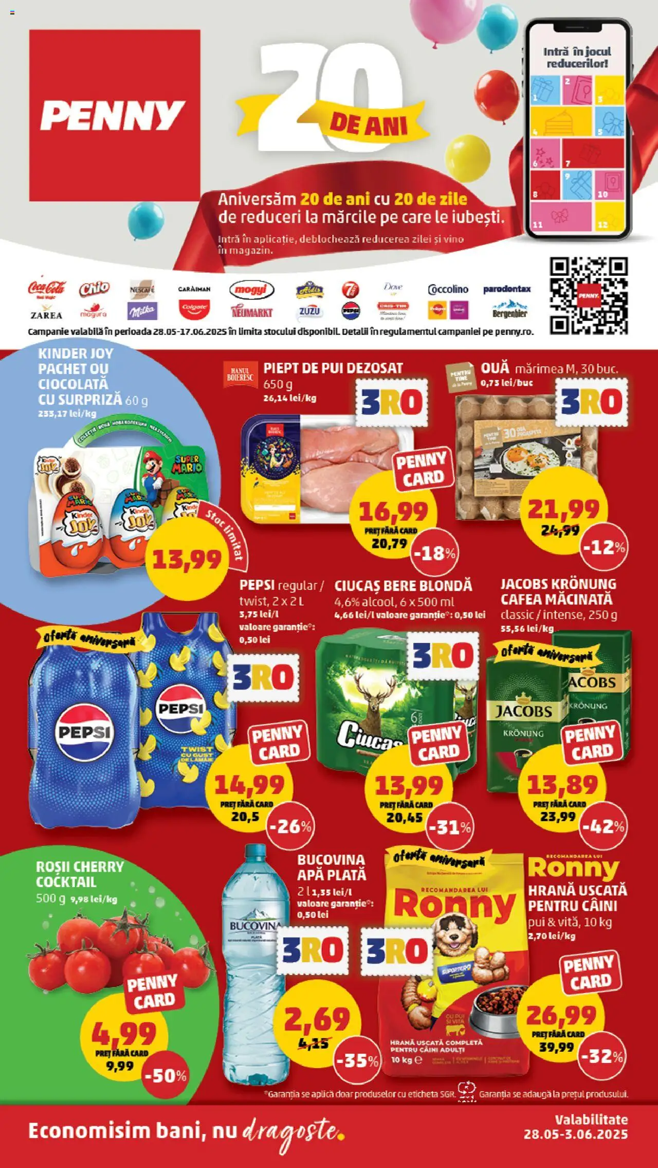 Catalog PENNY Market 28 Mai - 2 Iunie 2025 | Pagina 1 | Produse: Amerikan servis, Köpek çiti, Ciocolată, Roșii