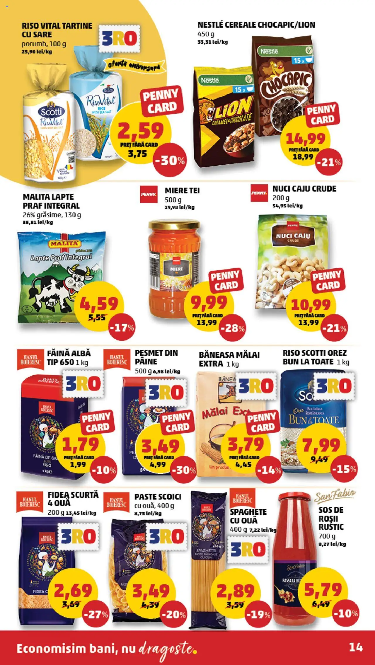 Catalog PENNY Market 28 Mai - 2 Iunie 2025 | Pagina 14 | Produse: Lapte, Orez, Cereale, Paste