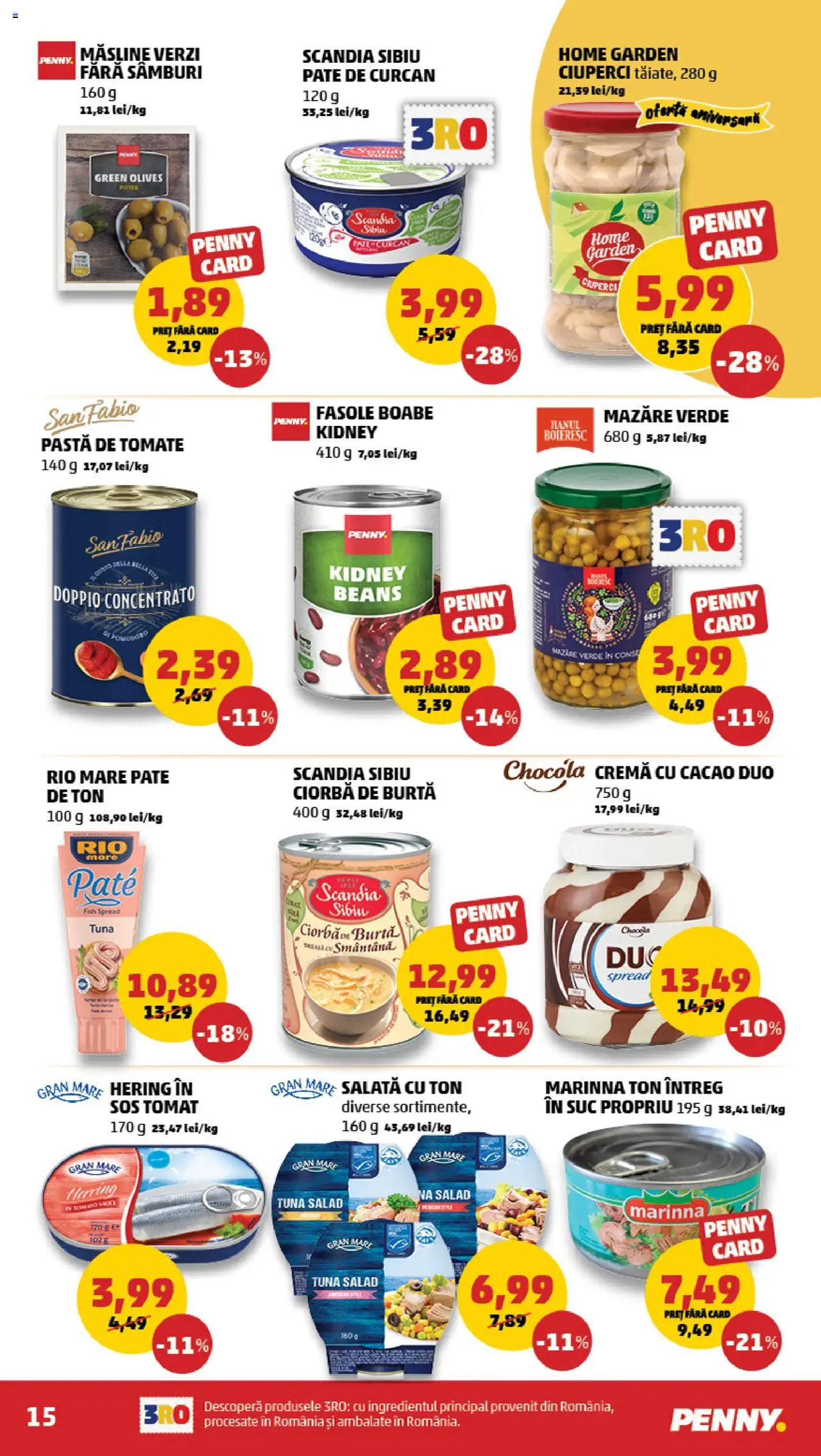 Catalog PENNY Market 28 Mai - 2 Iunie 2025 | Pagina 15 | Produse: Pastă de tomate, Suc, Cacao, Sos