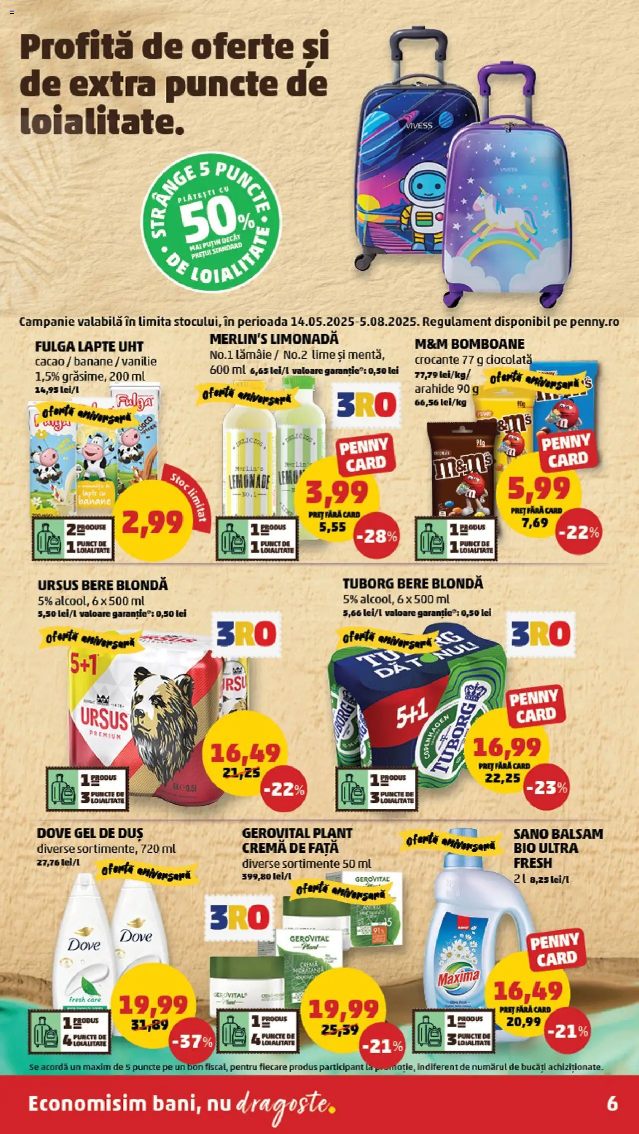 Catalog PENNY Market 28 Mai - 2 Iunie 2025 | Pagina 6 | Produse: Duș, Arahide, Cacao, Lămâie