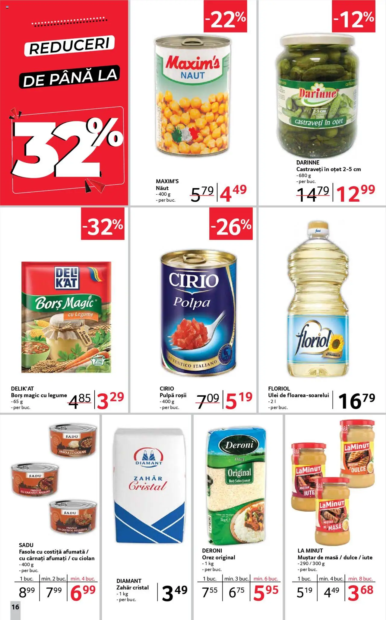 Catalog Selgros 30 Mai - 11 Iunie 2025 | Pagina 16 | Produse: Masă, Borș, Ulei, Legume