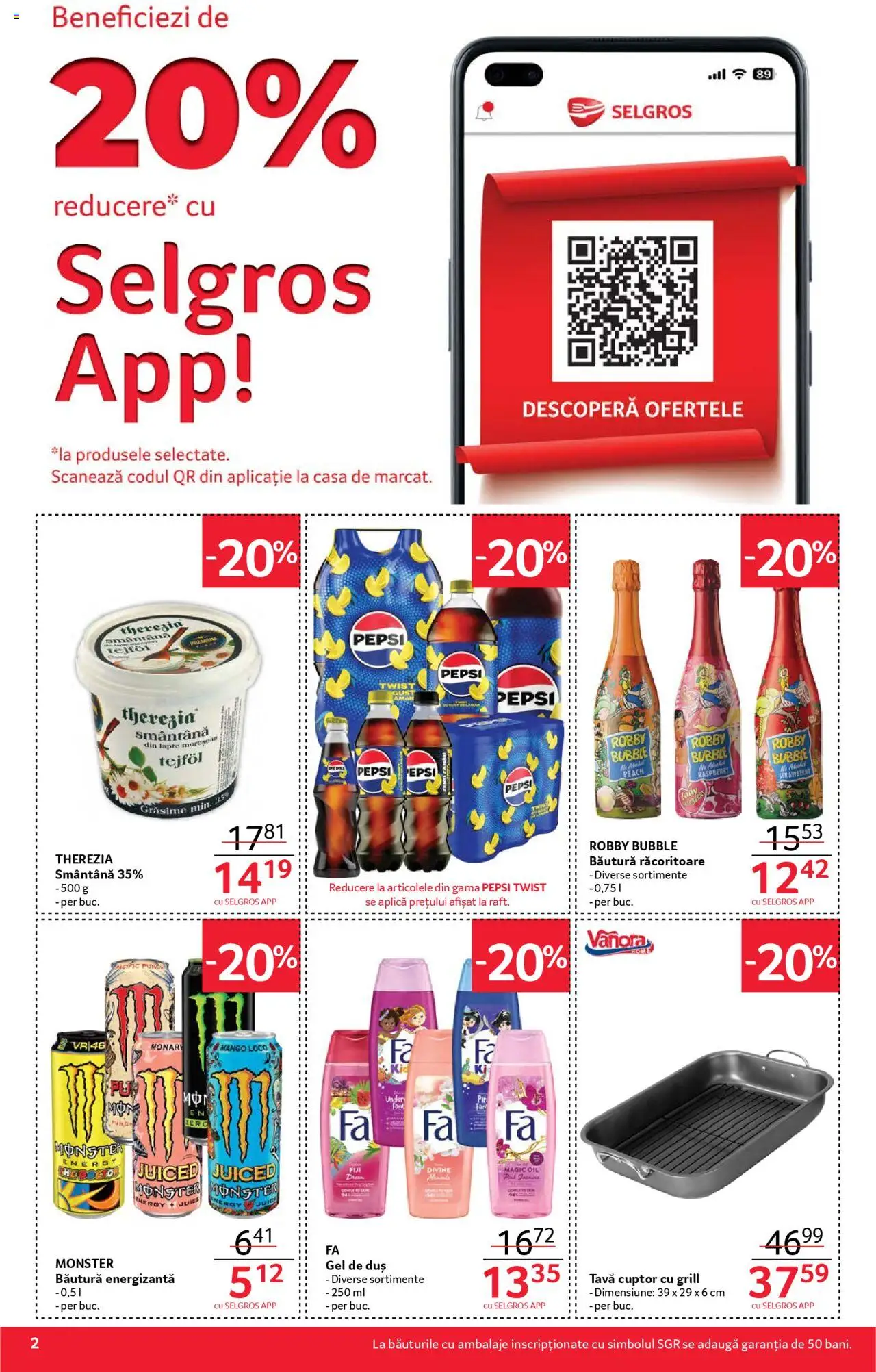 Catalog Selgros 30 Mai - 11 Iunie 2025 | Pagina 2 | Produse: Grill, Gel de duș, Smântână, Mango