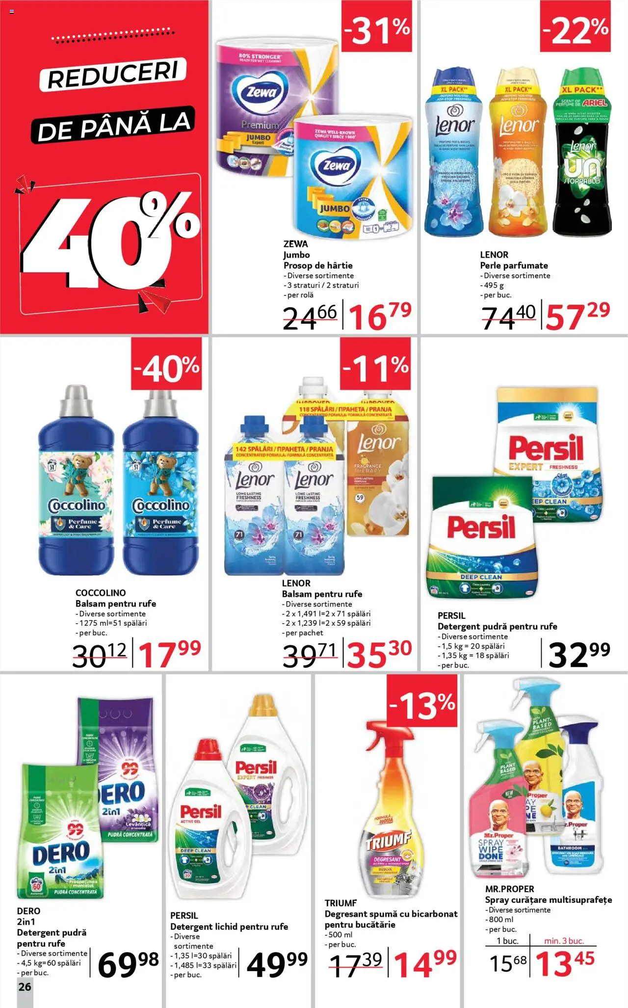 Catalog Selgros 30 Mai - 11 Iunie 2025 | Pagina 26 | Produse: Akrilik boya, Pudră, Balsam, Detergent