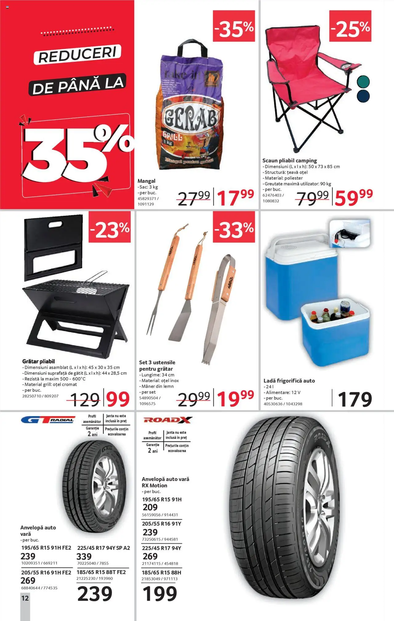Catalog Selgros 30 Mai - 11 Iunie 2025 | Pagina 12 | Produse: Grill, Mâner, Scaun, Ladă frigorifică