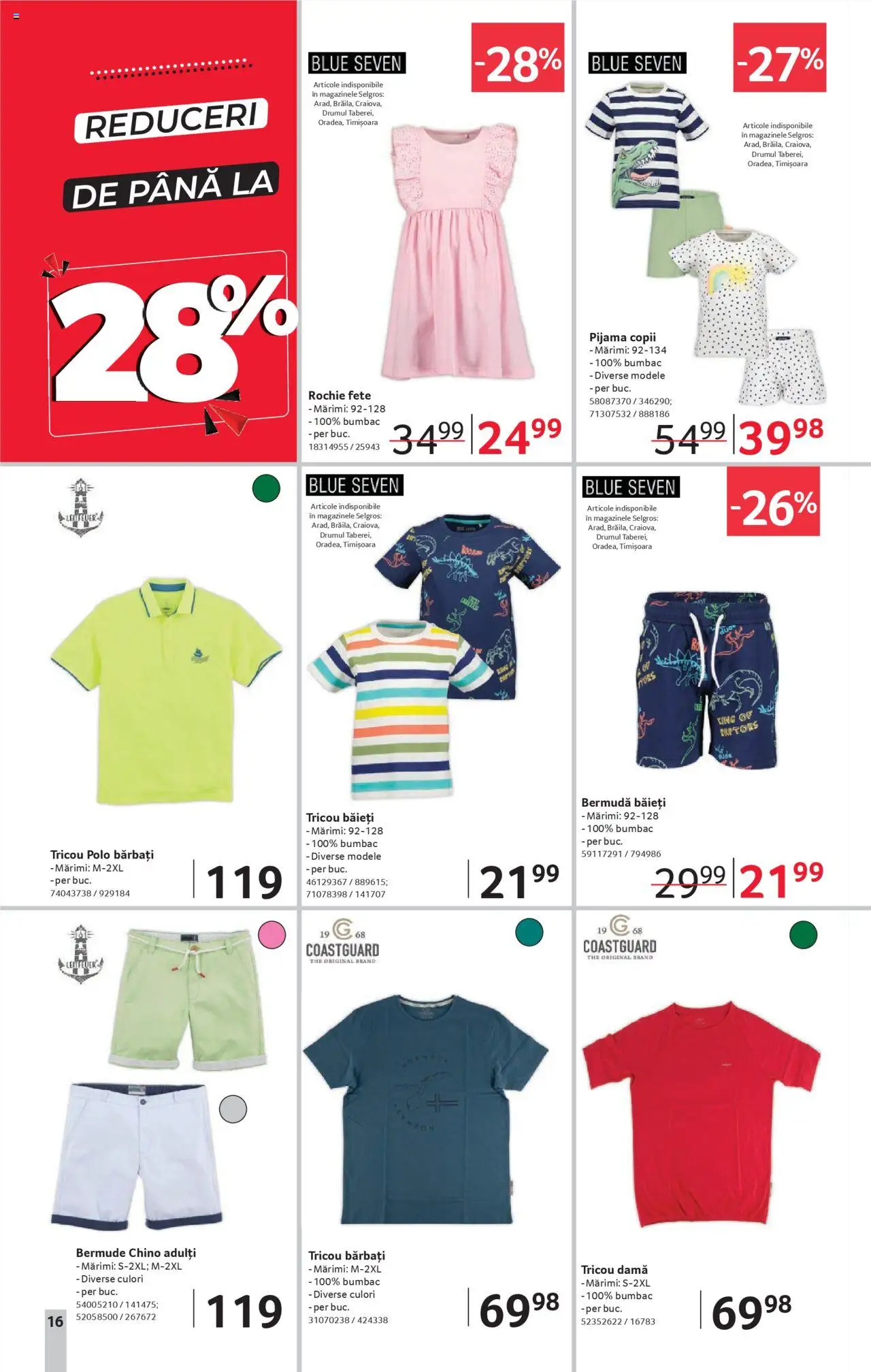 Catalog Selgros 30 Mai - 11 Iunie 2025 | Pagina 16 | Produse: Rochie, Tricou