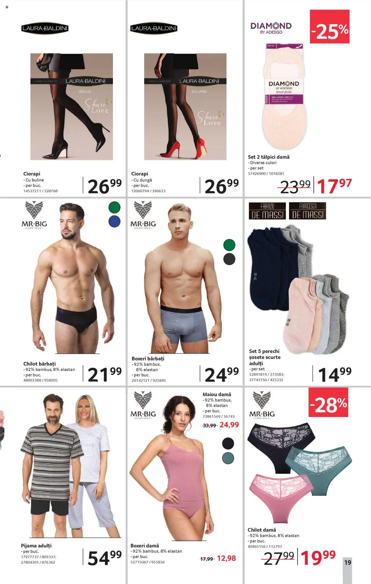 Catalog Selgros 30 Mai - 11 Iunie 2025 | Pagina 19 | Produse: Tălpici, Maiou, Șosete, Boxeri