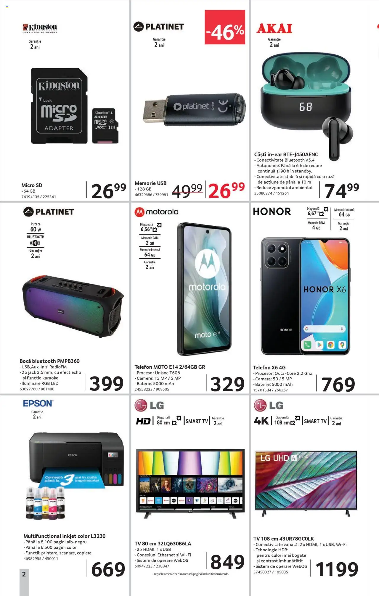 Catalog Selgros 30 Mai - 11 Iunie 2025 | Pagina 2 | Produse: Telefon, Memorie, Babak, Baterie