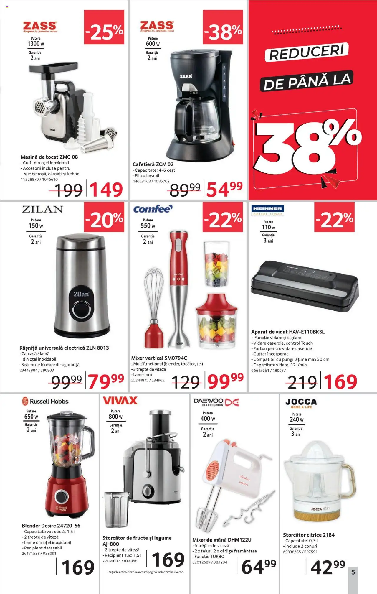 Catalog Selgros 30 Mai - 11 Iunie 2025 | Pagina 5 | Produse: Carcasă, Mixer, Storcător de fructe, Cuțit