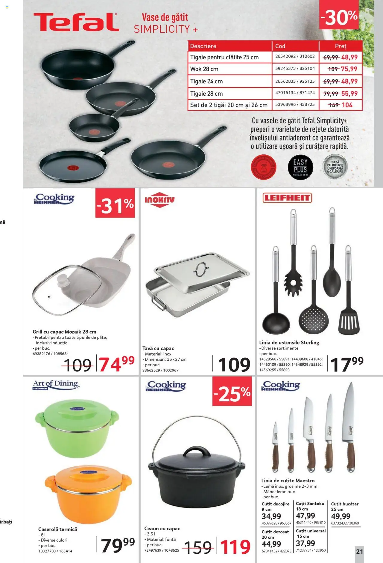 Catalog Selgros 30 Mai - 11 Iunie 2025 | Pagina 21 | Produse: Tigaie, Grill, Cuțit, Clătite