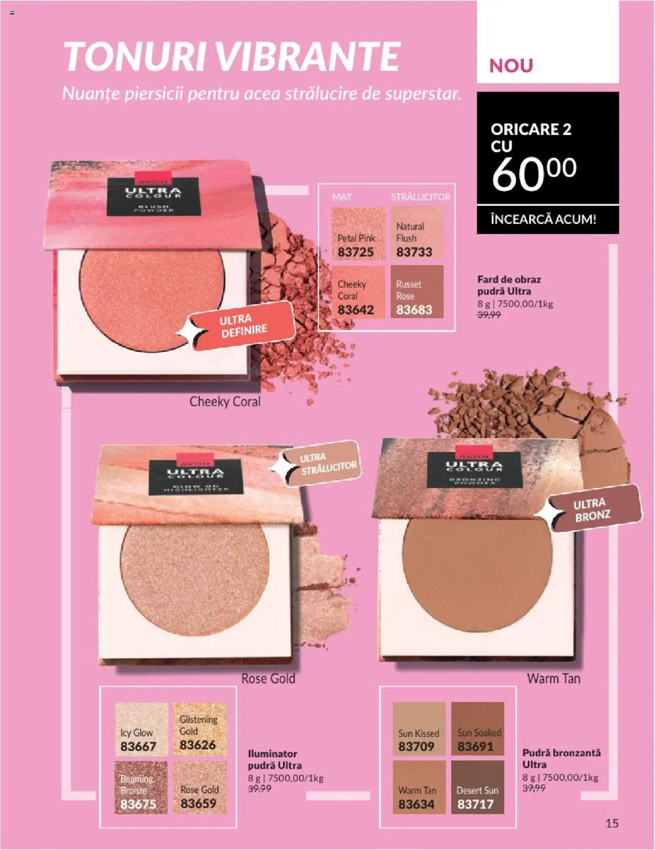 Catalog Avon 1 - 29 Iunie 2025 | Pagina 15 | Produse: Pudră, Iluminator