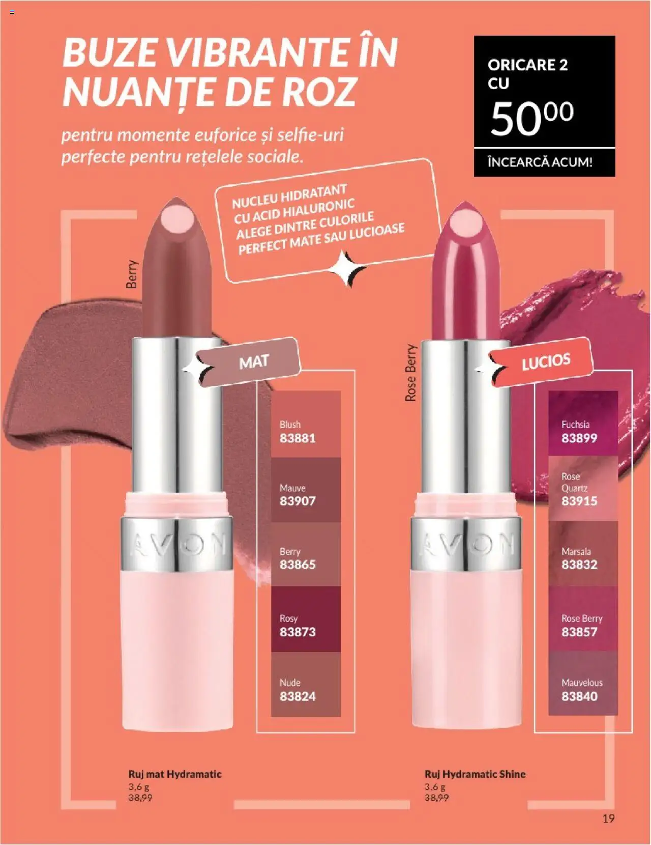 Catalog Avon 1 - 29 Iunie 2025 | Pagina 19 | Produse: Blush, Ruj