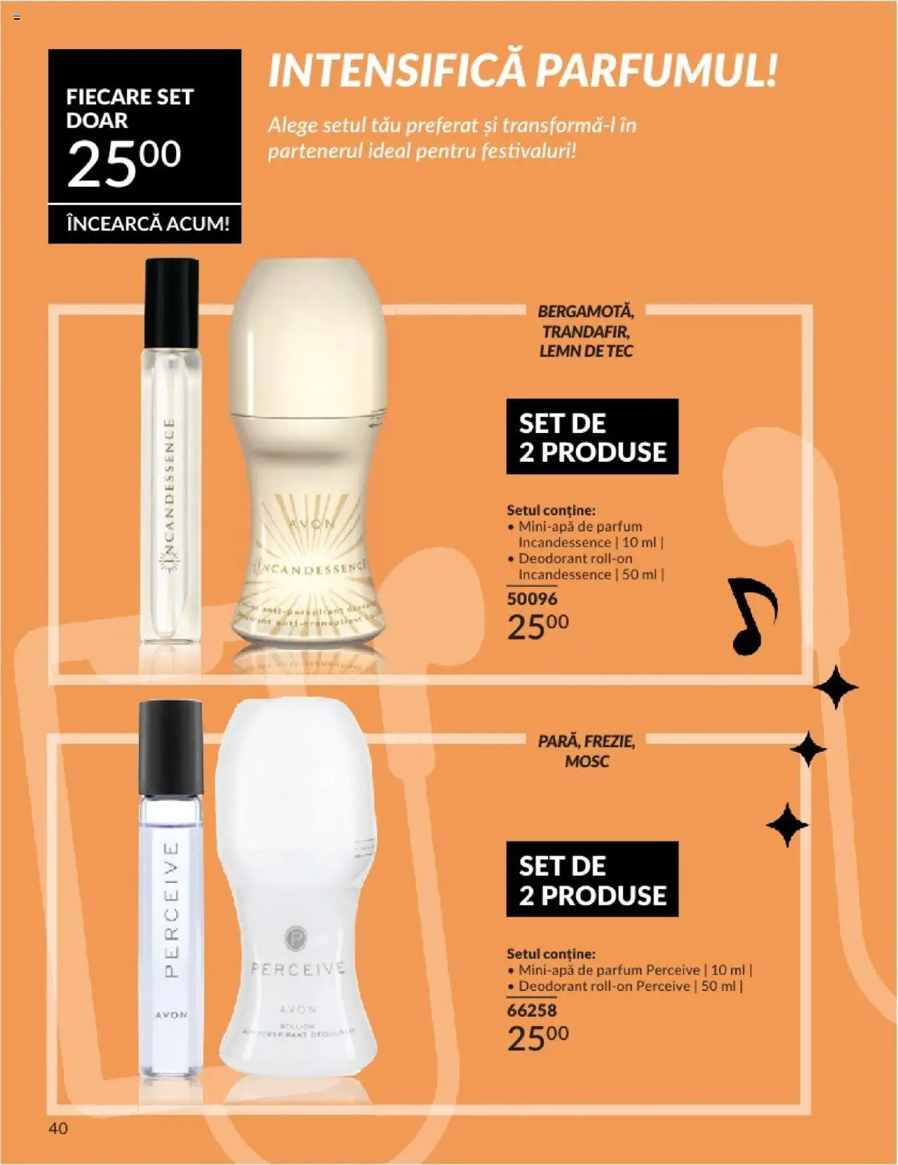 Catalog Avon 1 - 29 Iunie 2025 | Pagina 40 | Produse: Parfum, Deodorant