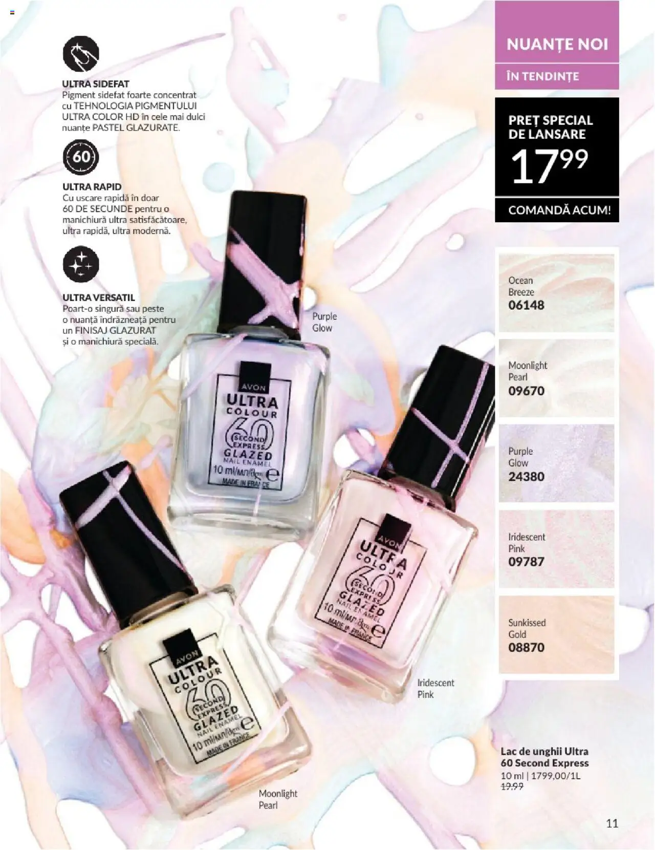 Catalog Avon 1 - 29 Iunie 2025 | Pagina 11 | Produse: Lac de unghii, Pește