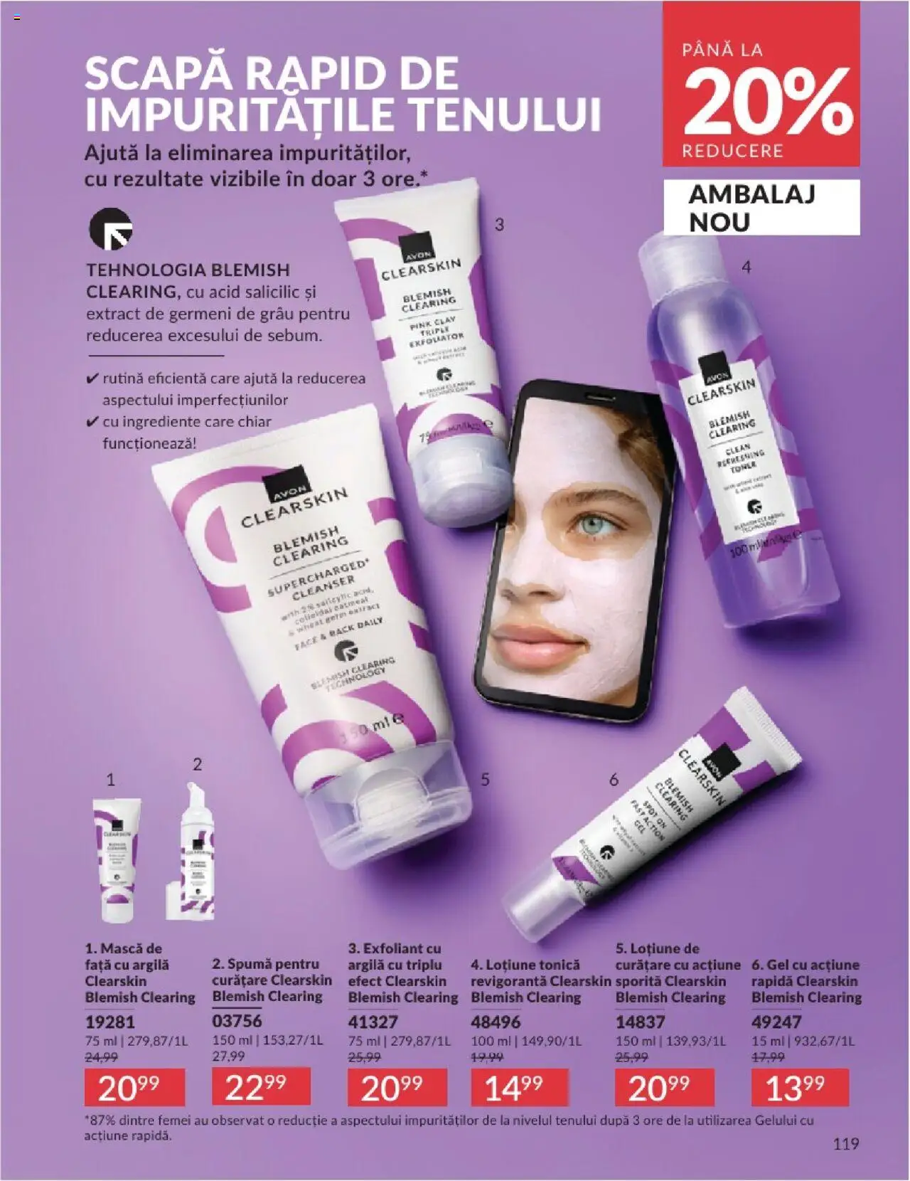 Catalog Avon 1 - 29 Iunie 2025 | Pagina 119 | Produse: Loțiune tonică, Exfoliant, Pomelo, Toner