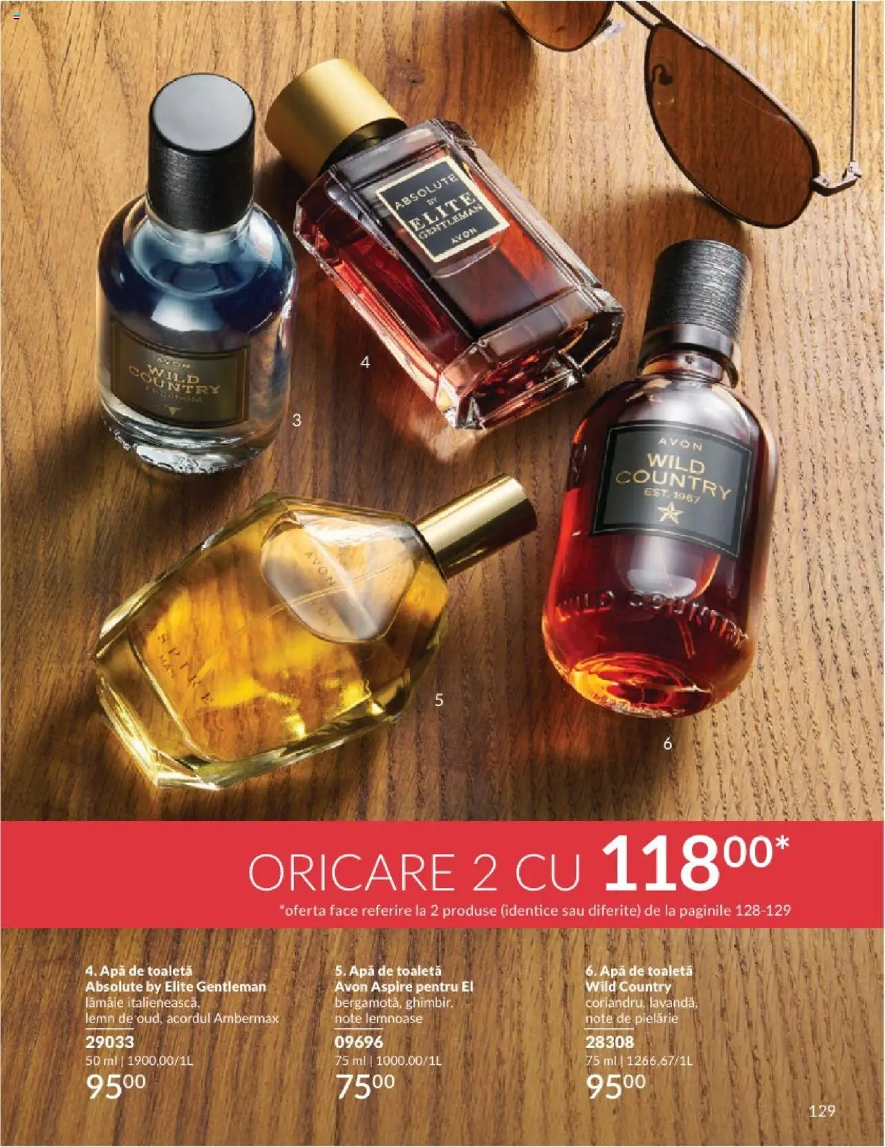 Catalog Avon 1 - 29 Iunie 2025 | Pagina 129 | Produse: Toaletă, Apă de toaletă, Apă, Lămâie