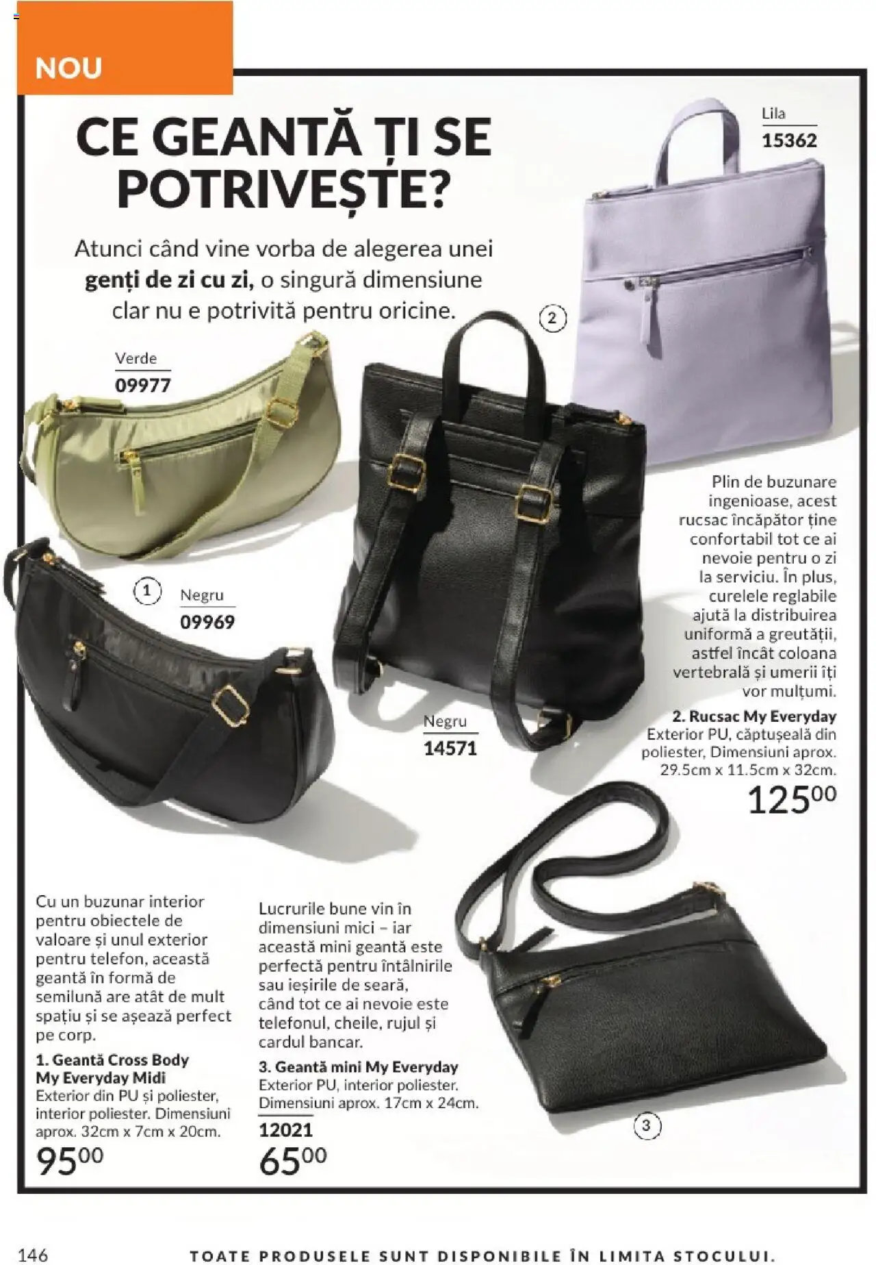 Catalog Avon 1 - 29 Iunie 2025 | Pagina 146 | Produse: Geantă, Mici, Vin, Rucsac