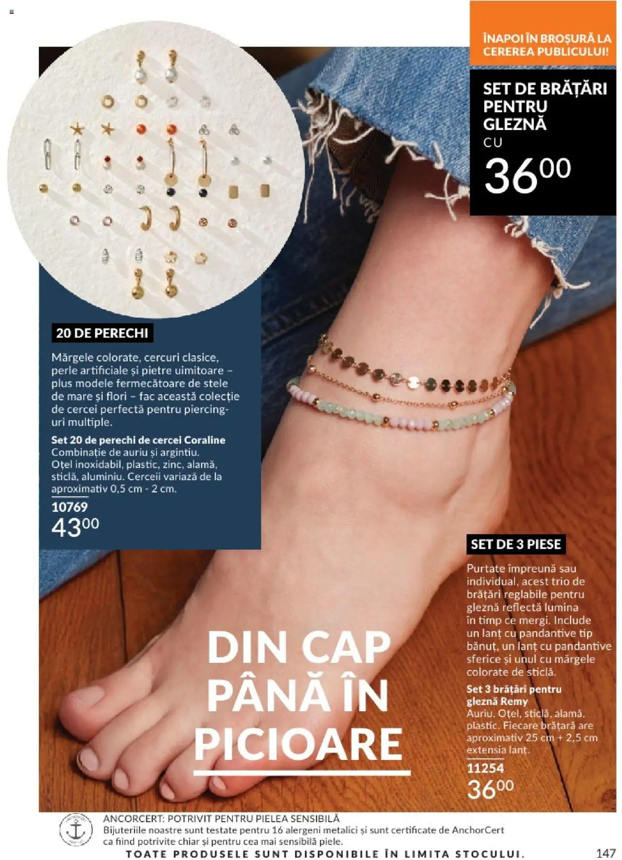 Catalog Avon 1 - 29 Iunie 2025 | Pagina 147 | Produse: Tavuk suyu, Cercei, Brățară, Akrilik boya