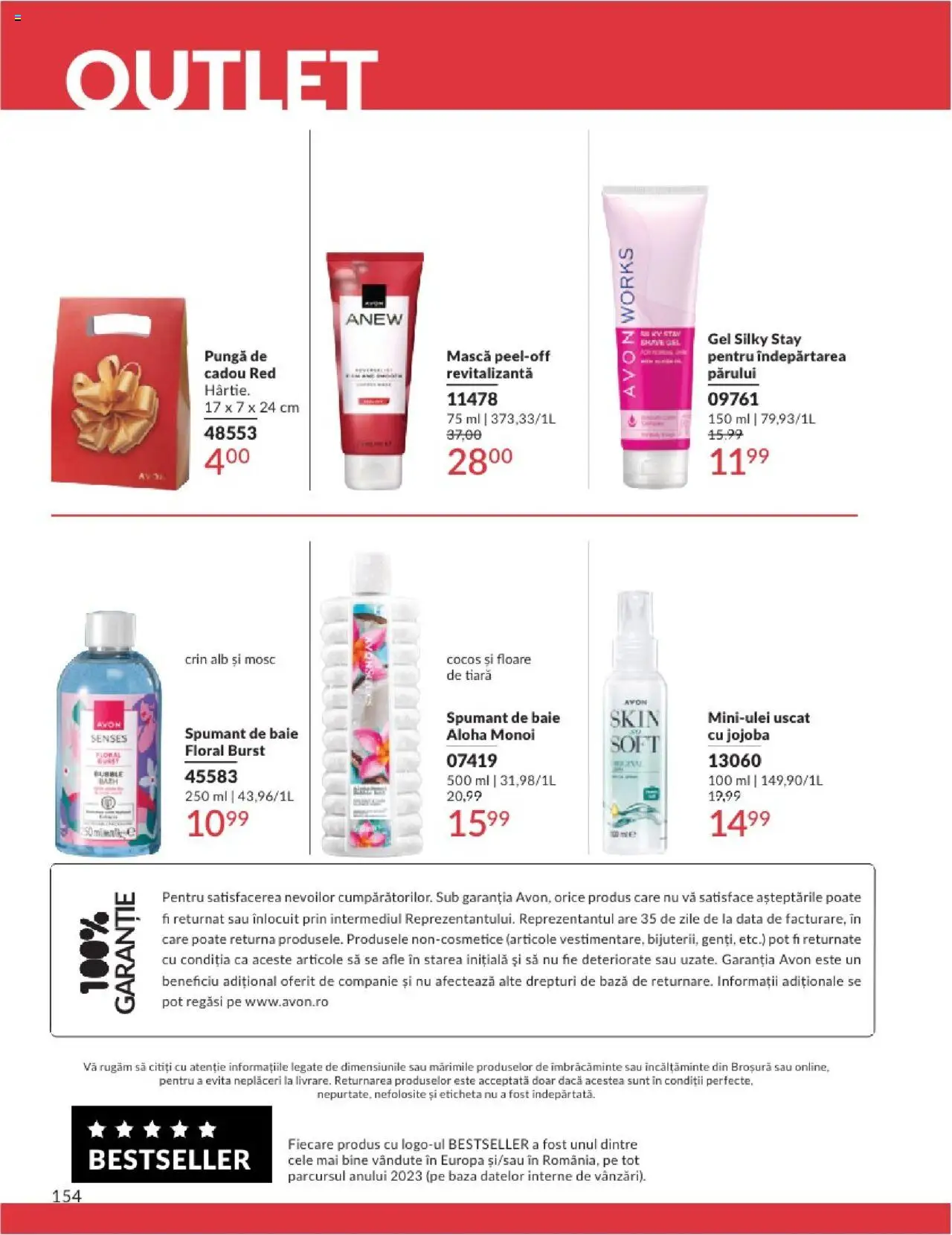 Catalog Avon 1 - 29 Iunie 2025 | Pagina 154 | Produse: Pungă, Bornoz takımı, Spumant de baie