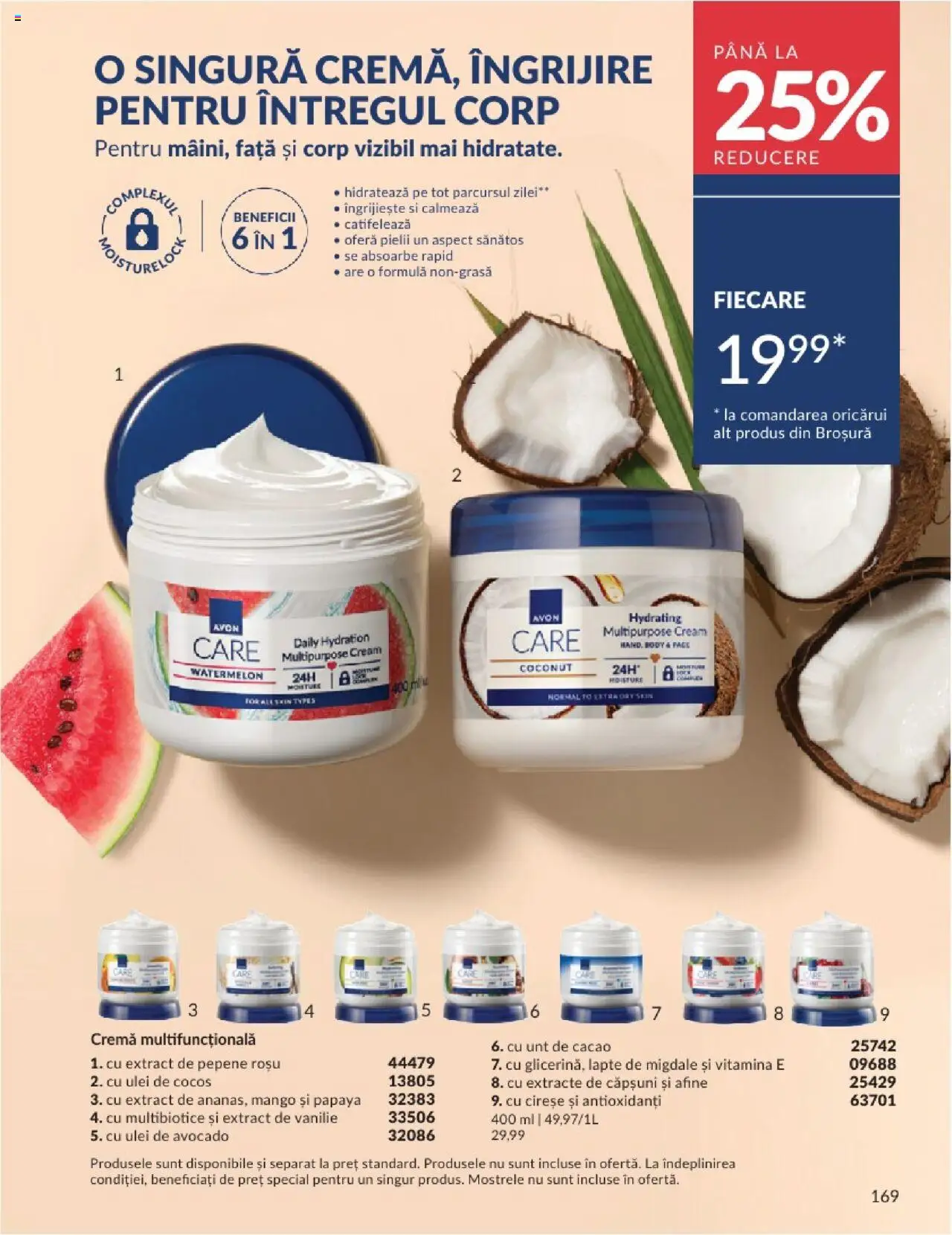 Catalog Avon 1 - 29 Iunie 2025 | Pagina 169 | Produse: Lapte, Unt, Avocado, Boncuklu Oyuncakları