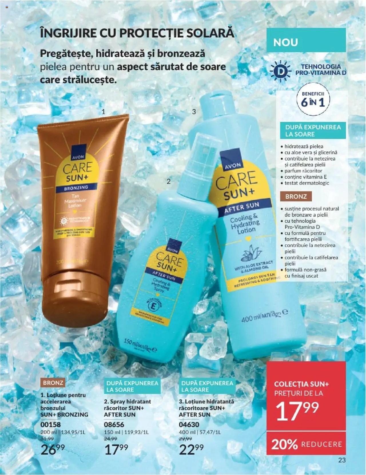 Catalog Avon 1 - 29 Iunie 2025 | Pagina 23 | Produse: Aloe vera, Parfum, Protecție solară