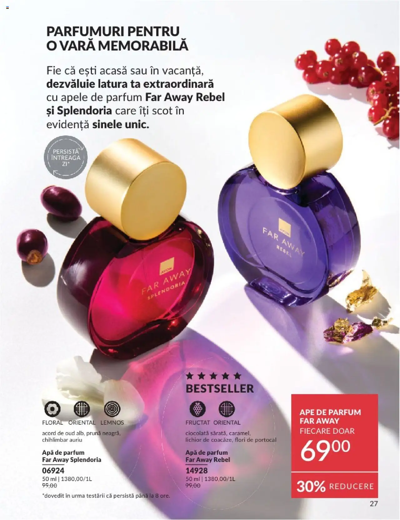 Catalog Avon 1 - 29 Iunie 2025 | Pagina 27 | Produse: Apă de parfum, Parfum, Ciocolată, Apă