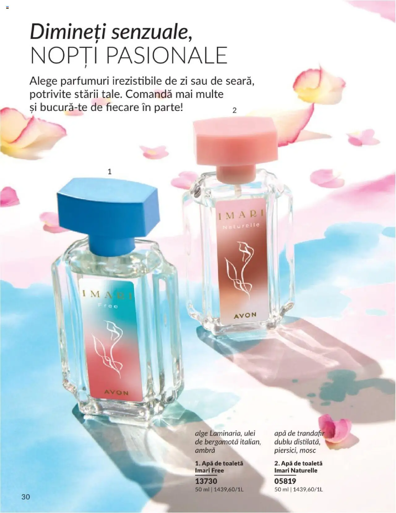 Catalog Avon 1 - 29 Iunie 2025 | Pagina 30 | Produse: Trandafir, Toaletă, Apă de toaletă, Ulei