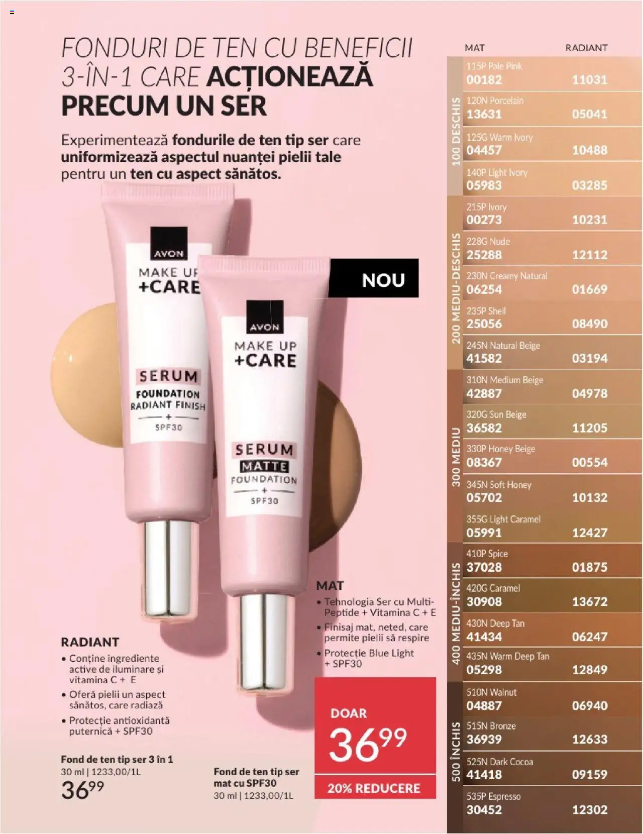 Catalog Avon 1 - 29 Iunie 2025 | Pagina 41 | Produse: Fond de ten, Serum