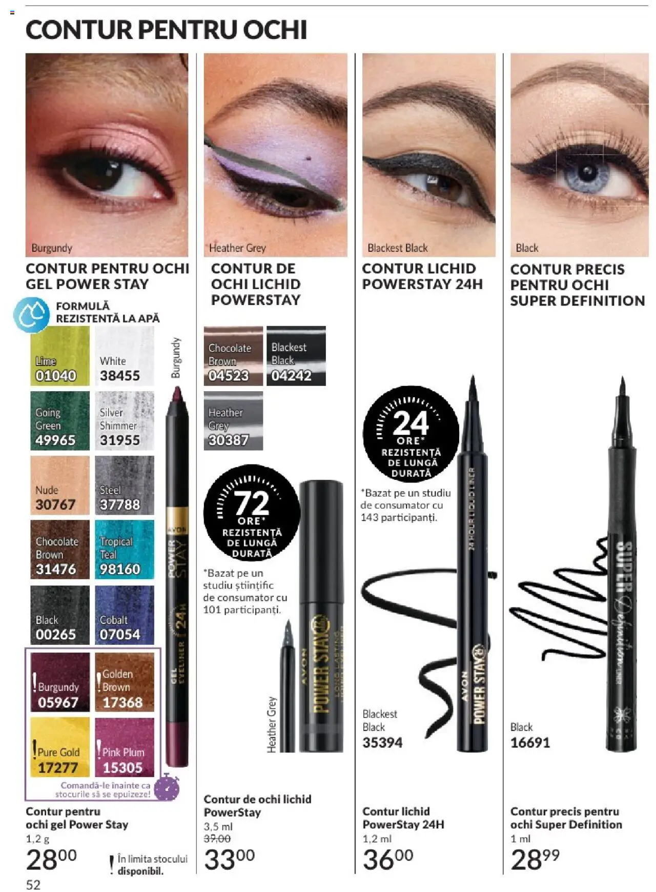 Catalog Avon 1 - 29 Iunie 2025 | Pagina 52 | Produse: Lime, Apă