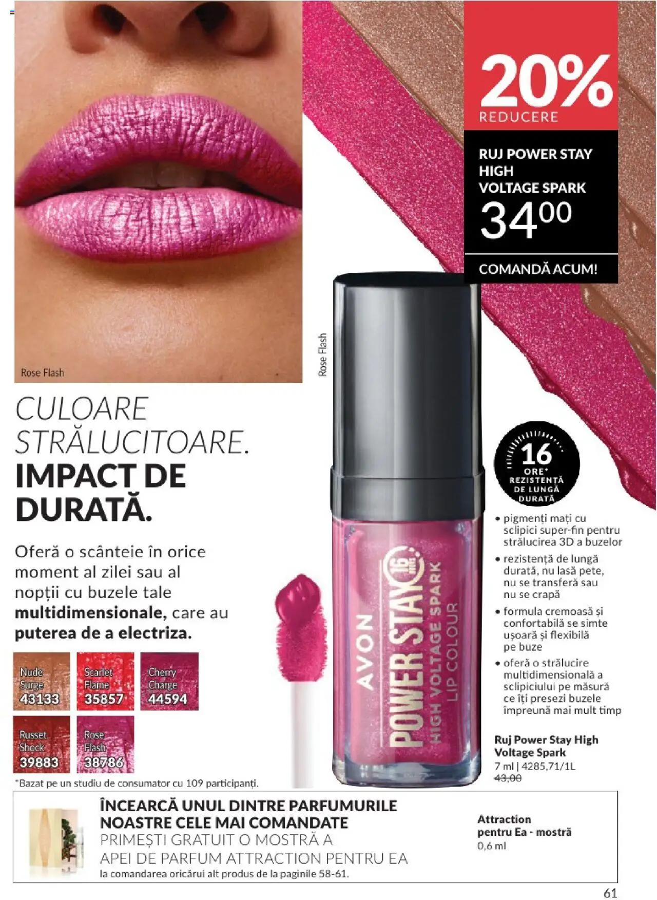 Catalog Avon 1 - 29 Iunie 2025 | Pagina 61 | Produse: Parfum, Ruj, Peluş Köpek Yatağı