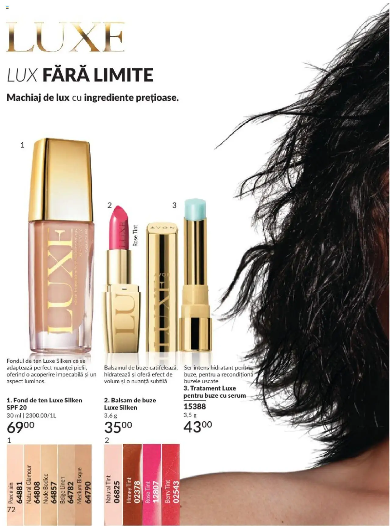 Catalog Avon 1 - 29 Iunie 2025 | Pagina 72 | Produse: Fond de ten, Serum, Machiaj, Balsam
