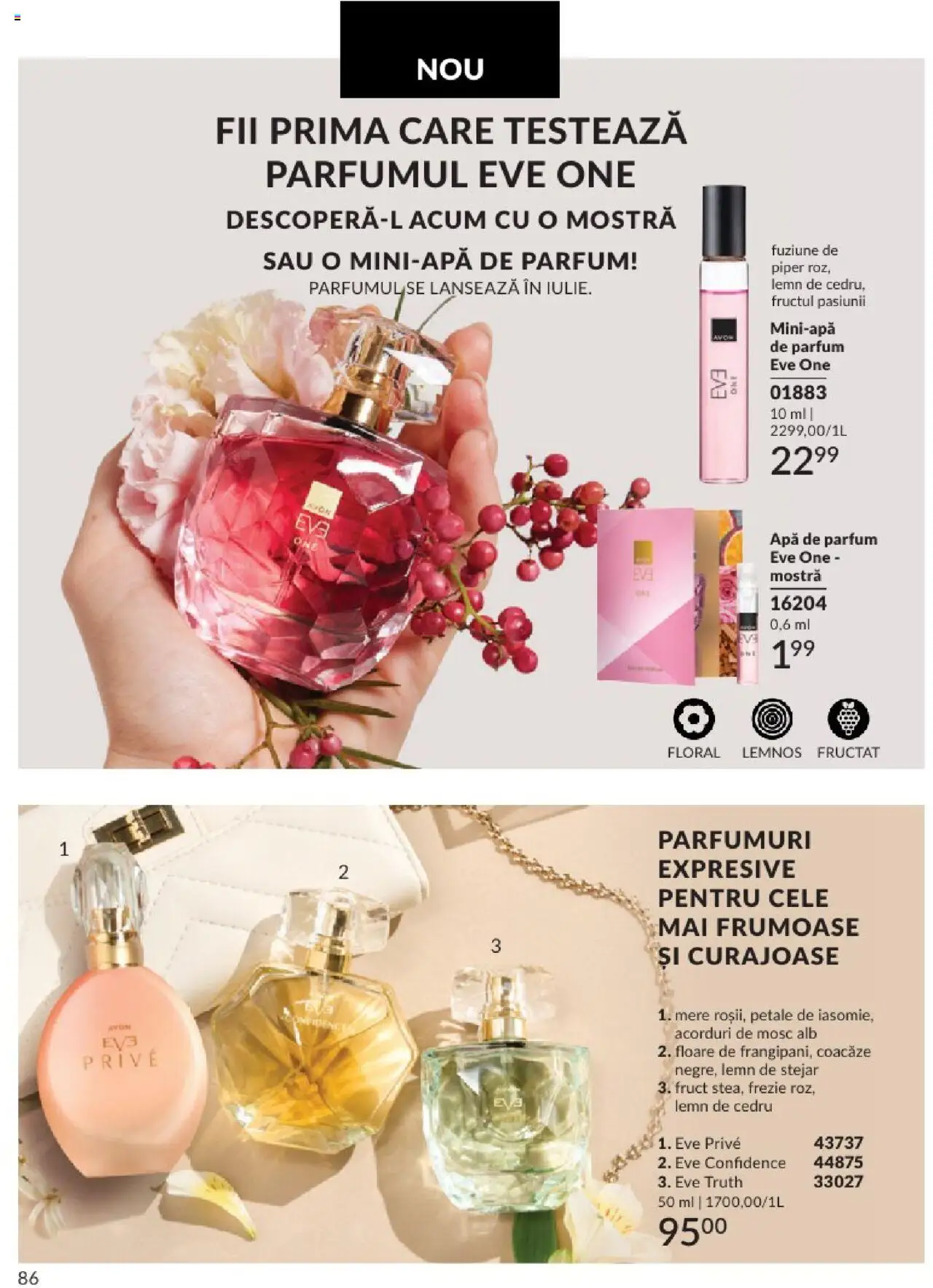 Catalog Avon 1 - 29 Iunie 2025 | Pagina 86 | Produse: Apă de parfum, Parfum, Mere, Piper