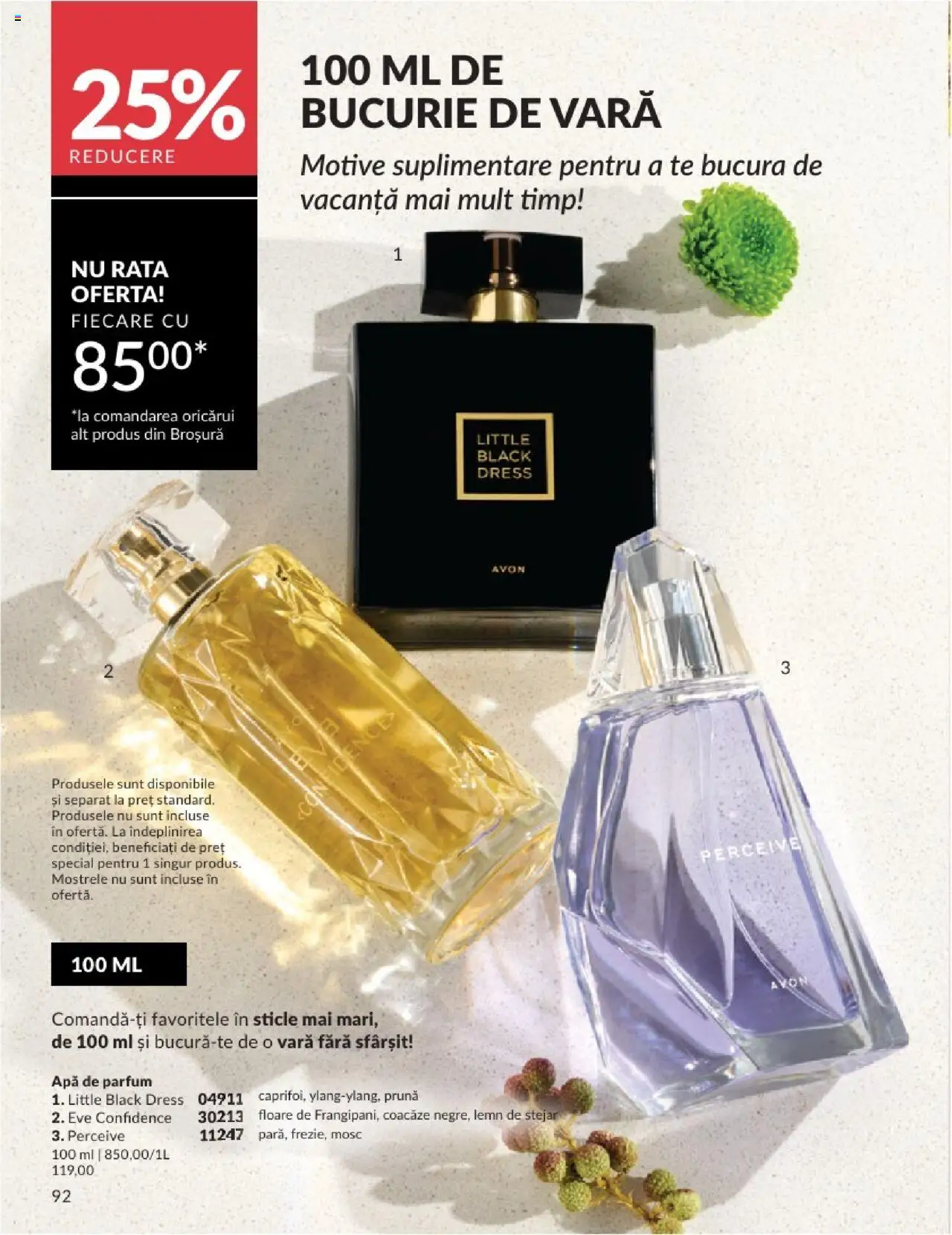 Catalog Avon 1 - 29 Iunie 2025 | Pagina 92 | Produse: Apă de parfum, Parfum, Rață, Apă