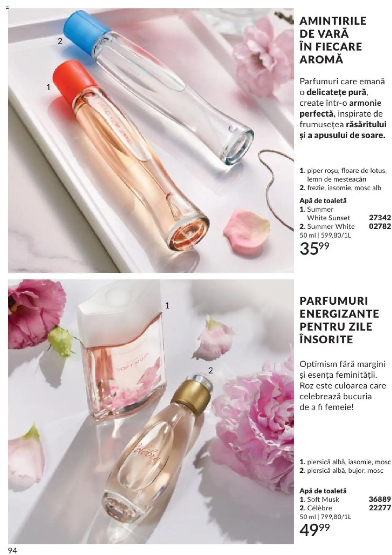 Catalog Avon 1 - 29 Iunie 2025 | Pagina 94 | Produse: Piersică, Toaletă, Apă de toaletă, Apă