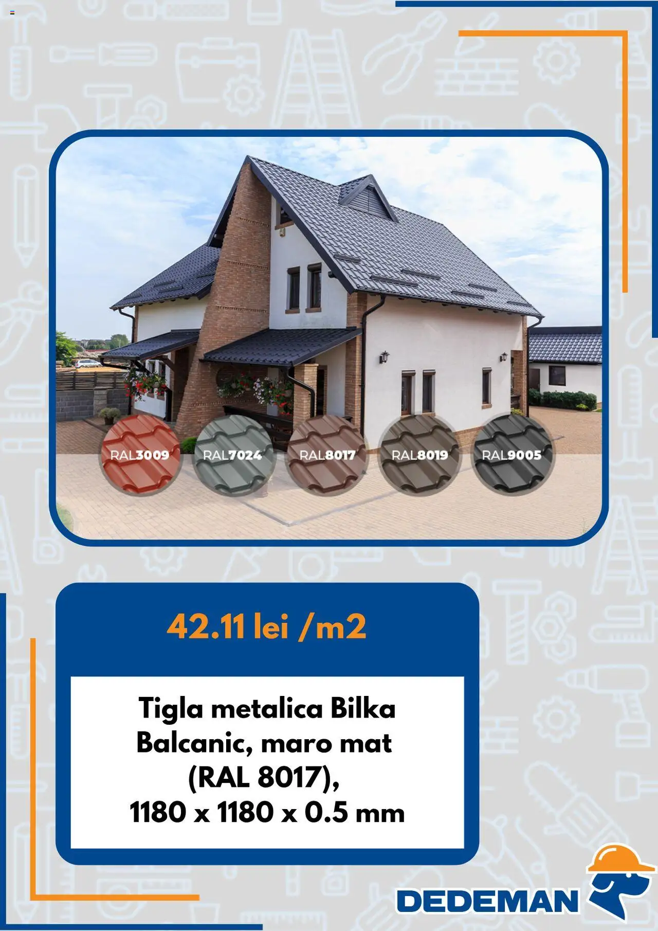 Catalog Dedeman 1 - 29 Iunie 2025 | Pagina 4 | Produse: Țiglă