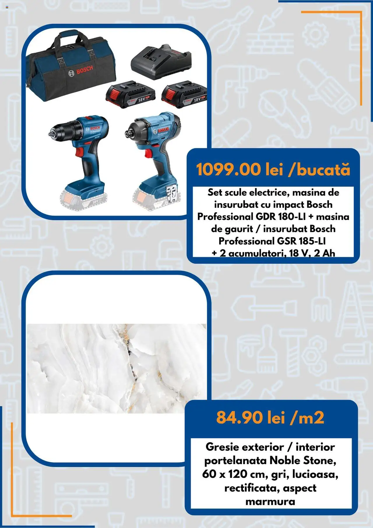 Catalog Dedeman 1 - 29 Iunie 2025 | Pagina 5 | Produse: Mașină de găurit, Gresie, Peluş Köpek Yatağı