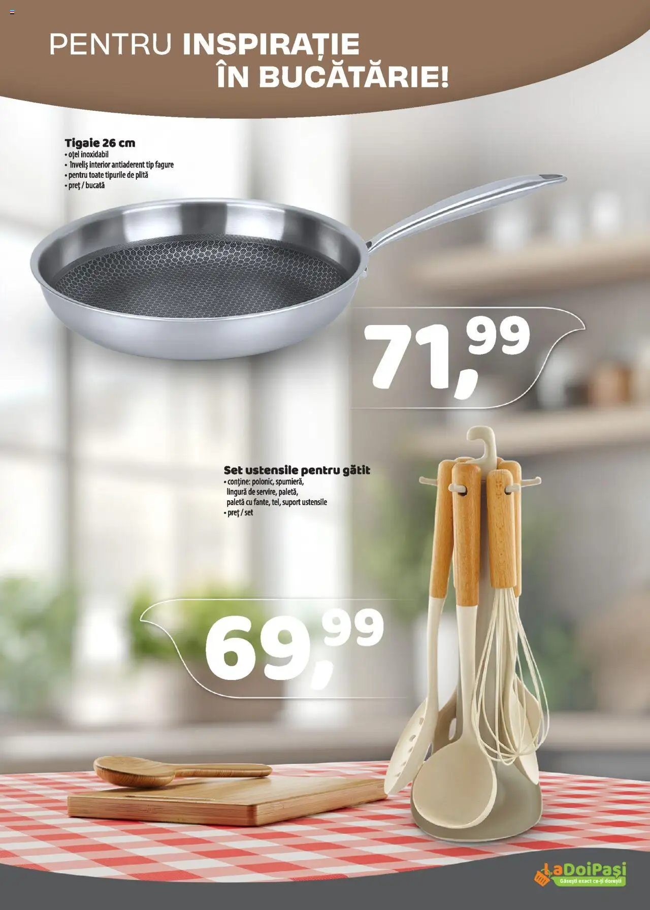 Catalog La Doi Pași 1 - 29 Iunie 2025 | Pagina 11 | Produse: Plită, Tigaie, Bucătărie