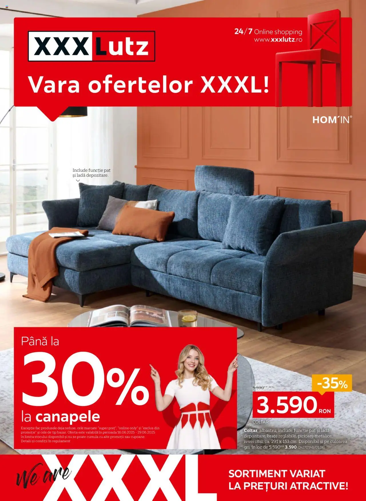 Catalog XXXLutz 2 - 28 Iunie 2025 | Pagina 1 | Produse: Pat, Colțar
