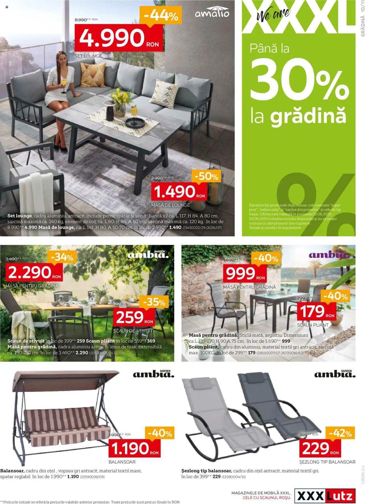 Catalog XXXLutz 2 - 28 Iunie 2025 | Pagina 11 | Produse: Masă, Scaun, Bancă, Onion