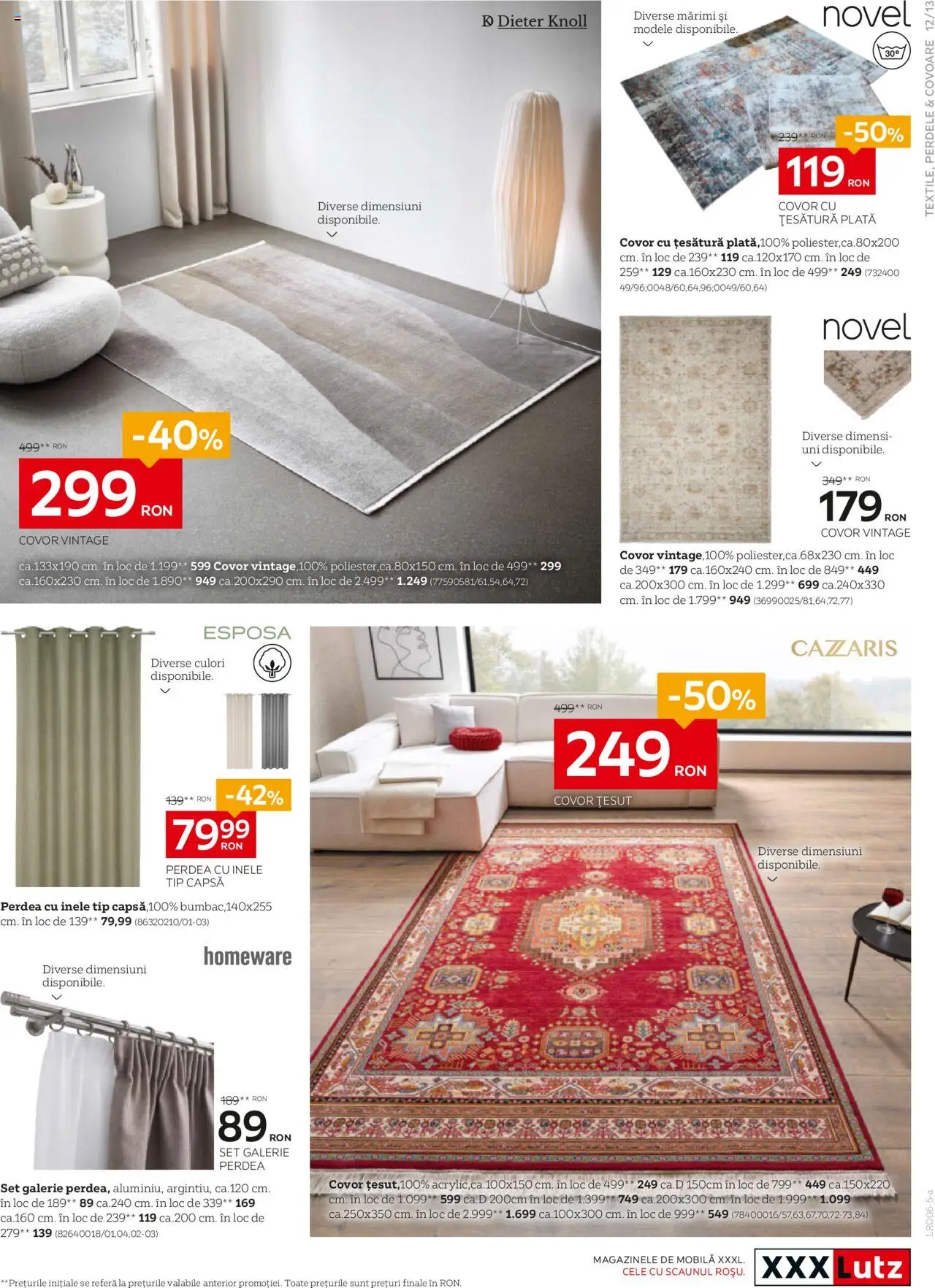 Catalog XXXLutz 2 - 28 Iunie 2025 | Pagina 13 | Produse: Covor, Perdea