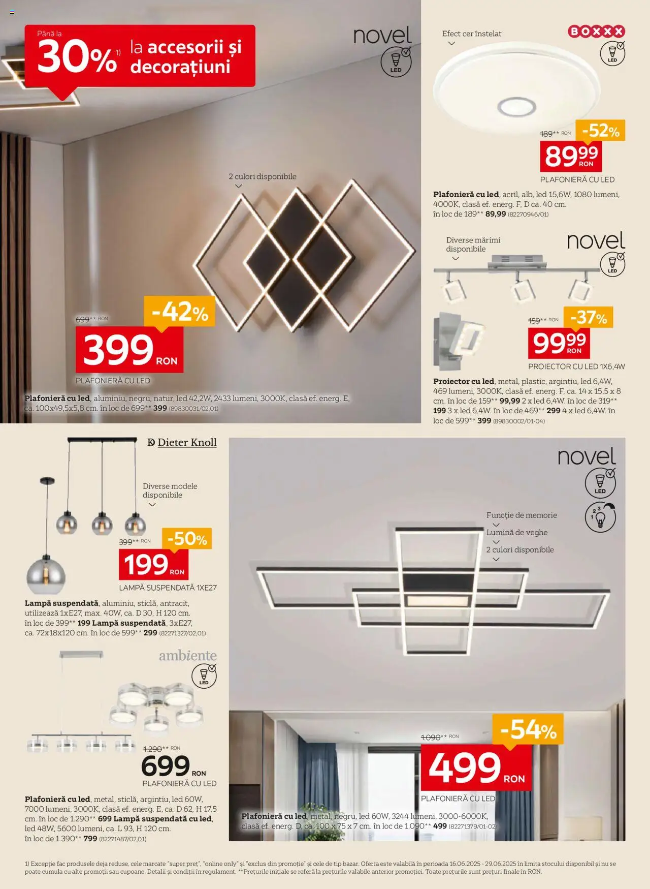 Catalog XXXLutz 2 - 28 Iunie 2025 | Pagina 14 | Produse: Tavuk suyu, Memorie, Plafonieră, Lampă