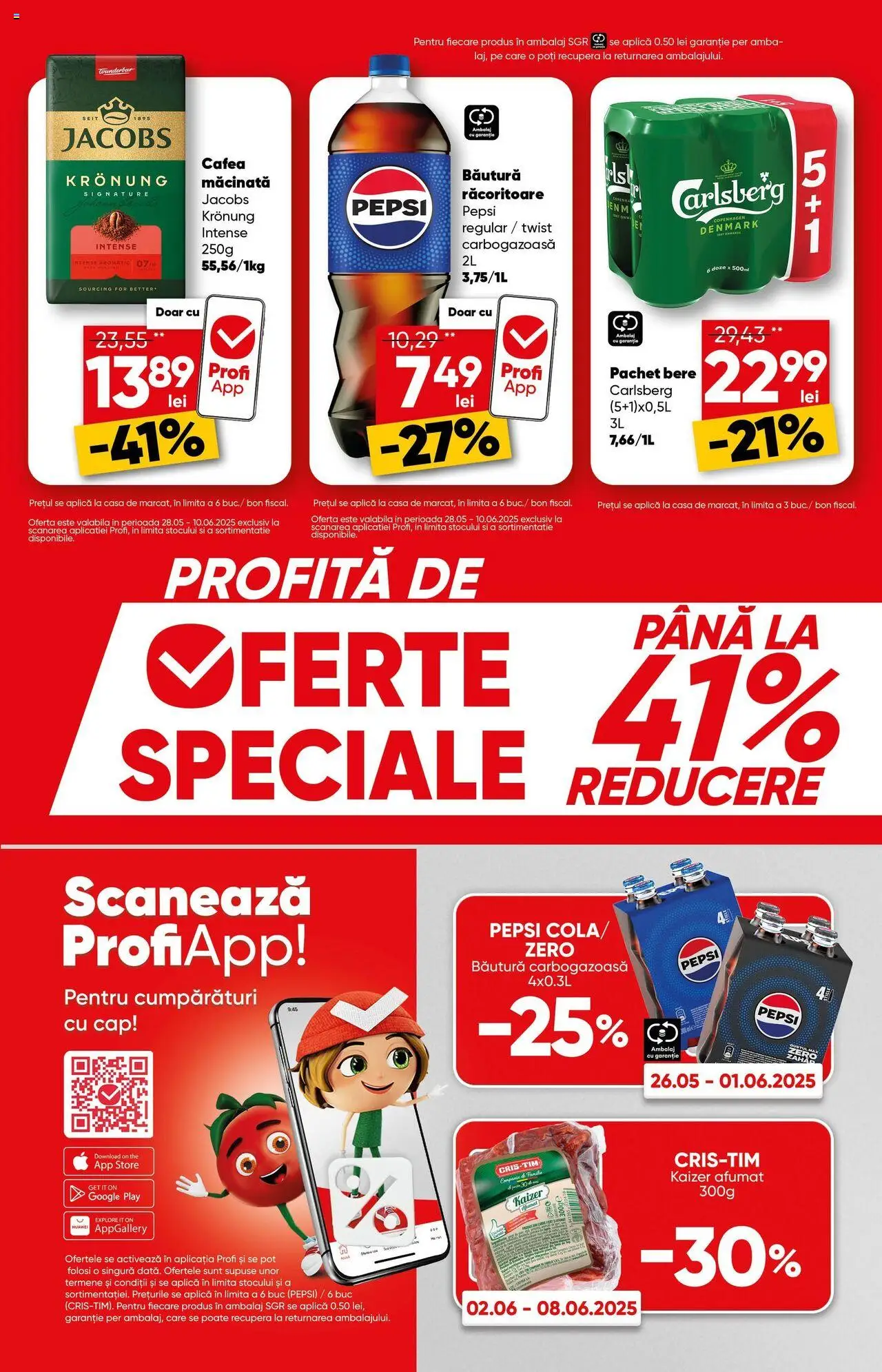 Catalog Profi 28 Mai - 9 Iunie 2025 | Pagina 3 | Produse: Köpek çiti, Cafea, Bere